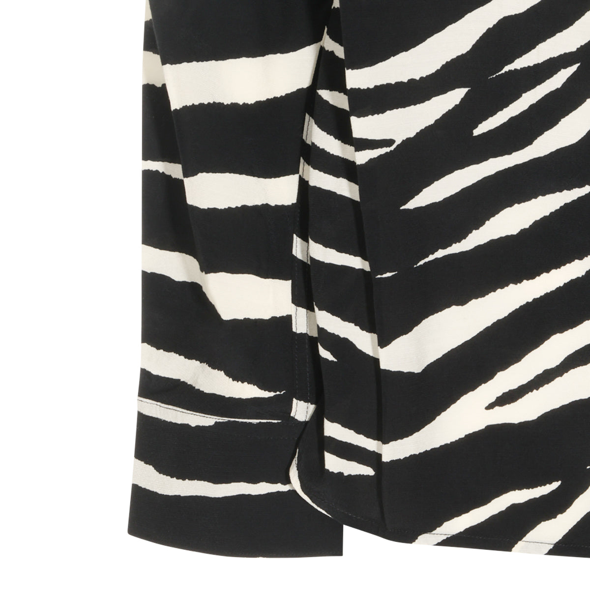 BLACK AND WHITE ANIMALIER SHIRT