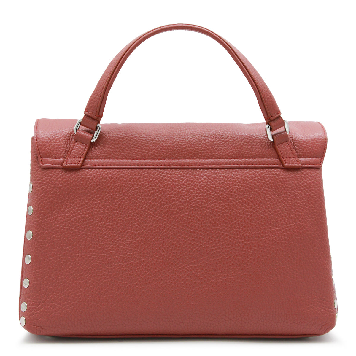 RADICCHIO LEATHER POSTINA SMALL TOP HANDLE BAG