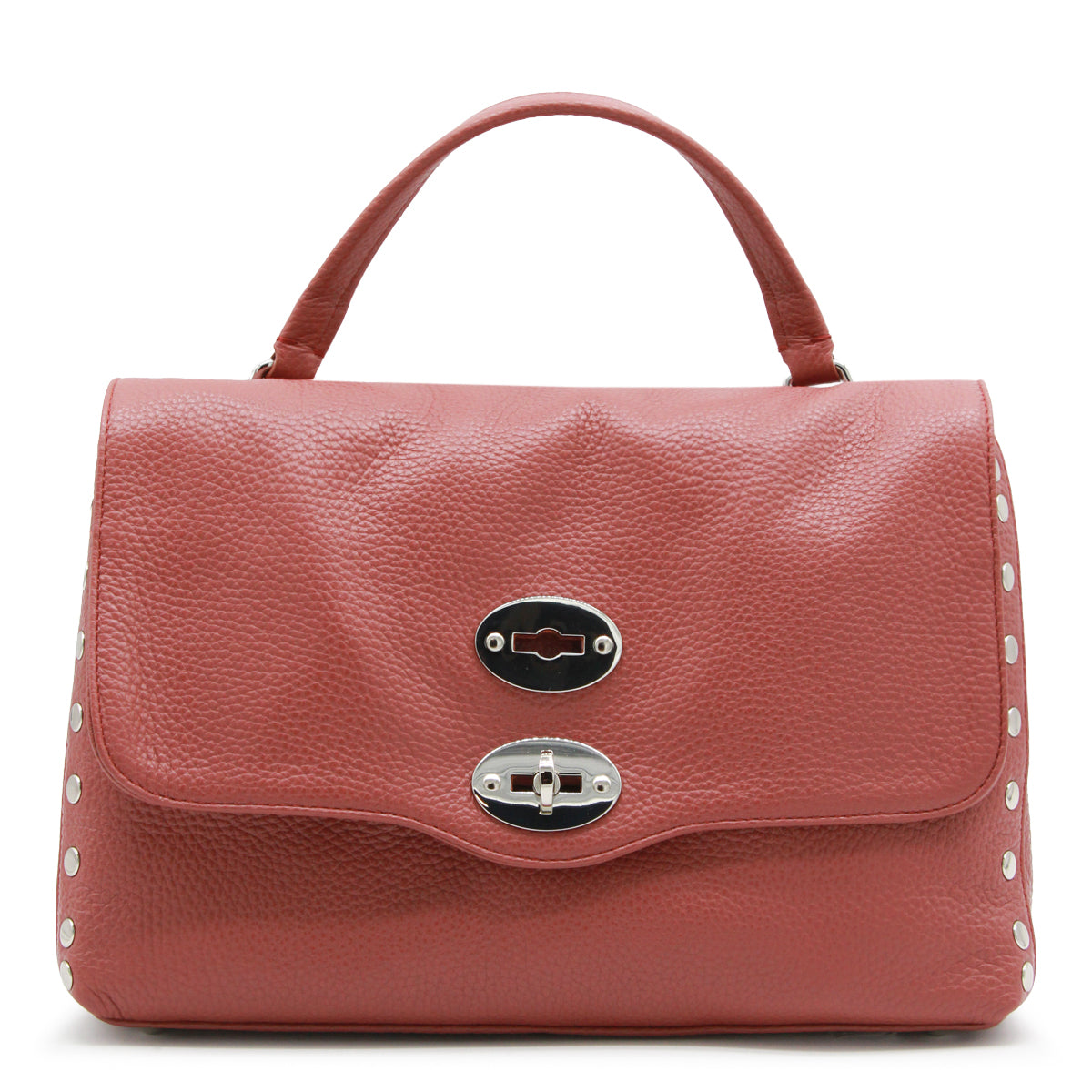 RADICCHIO LEATHER POSTINA SMALL TOP HANDLE BAG