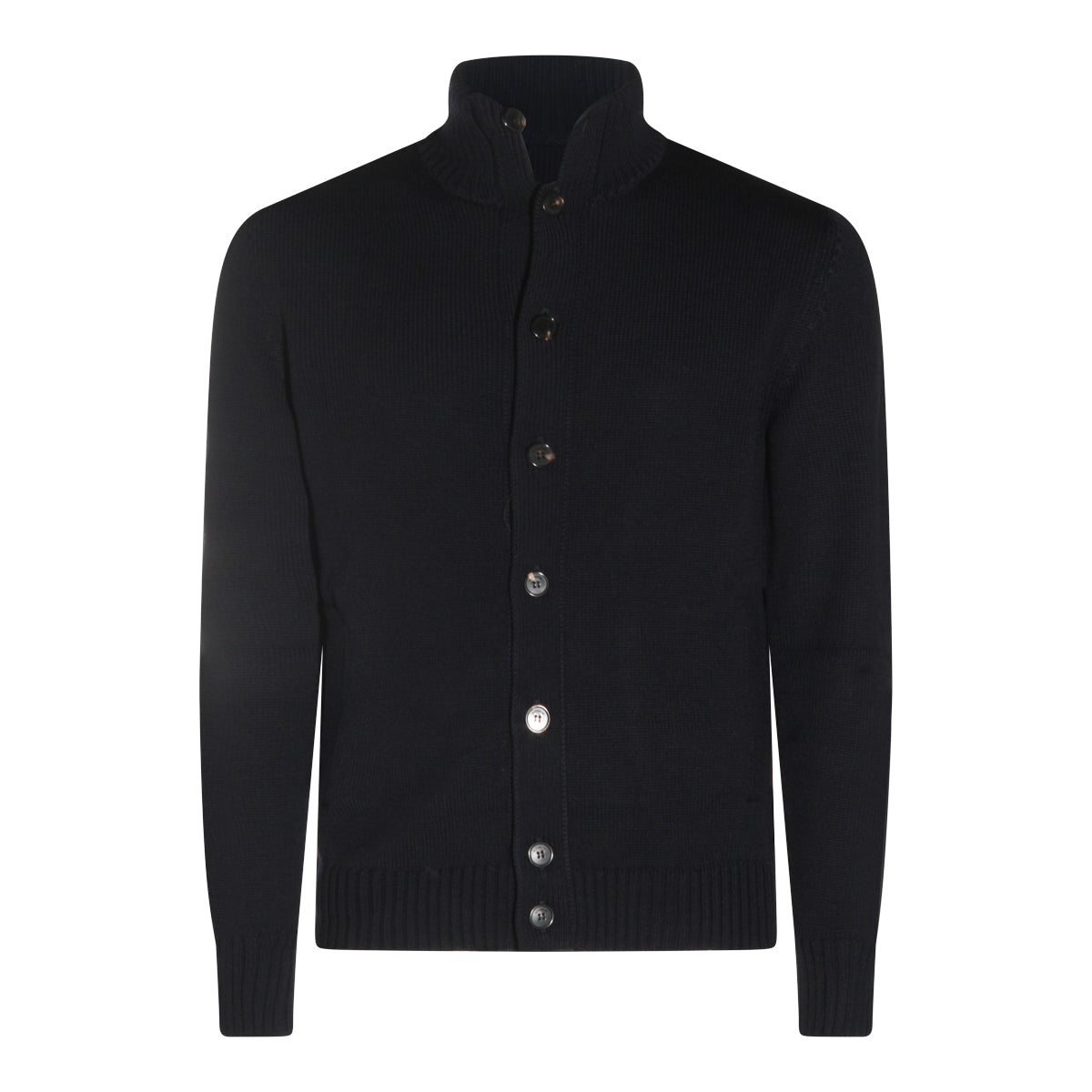 DARK BLUE WOOL KNITWEAR