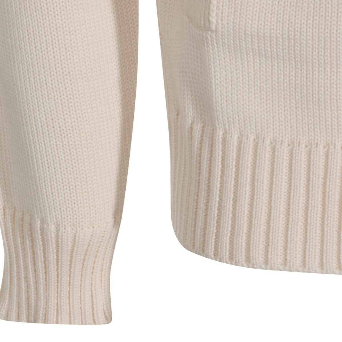 MILK VIRGIN WOOL KNITWEAR