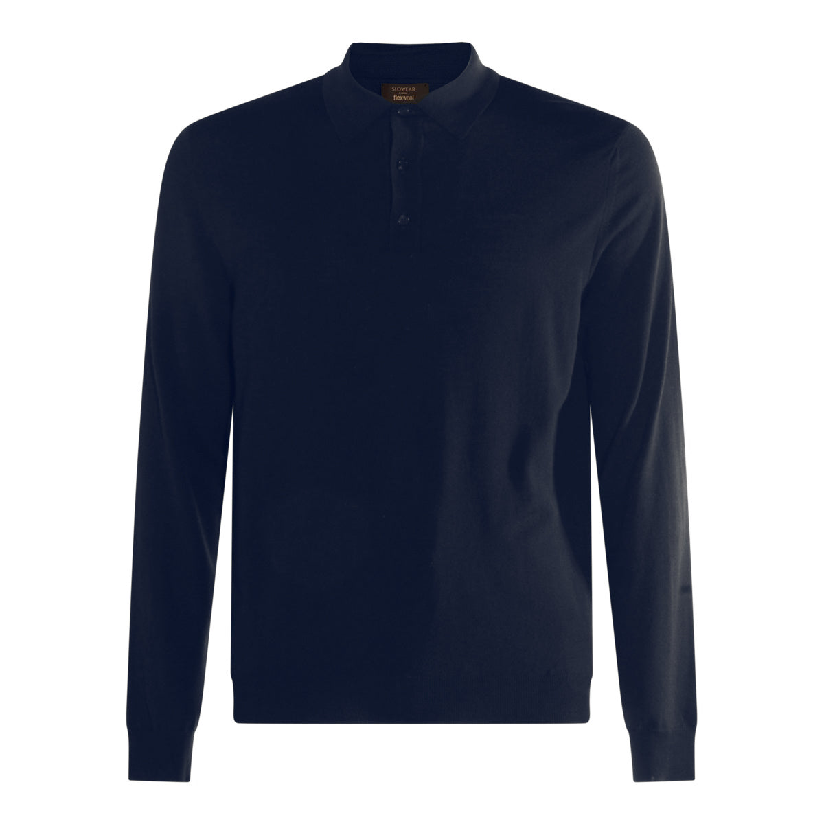 NAVY VIRGIN WOOL SWEATER