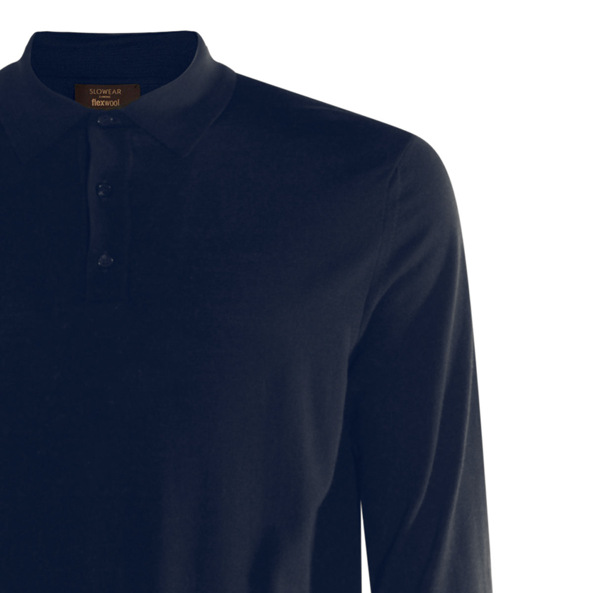 NAVY VIRGIN WOOL SWEATER