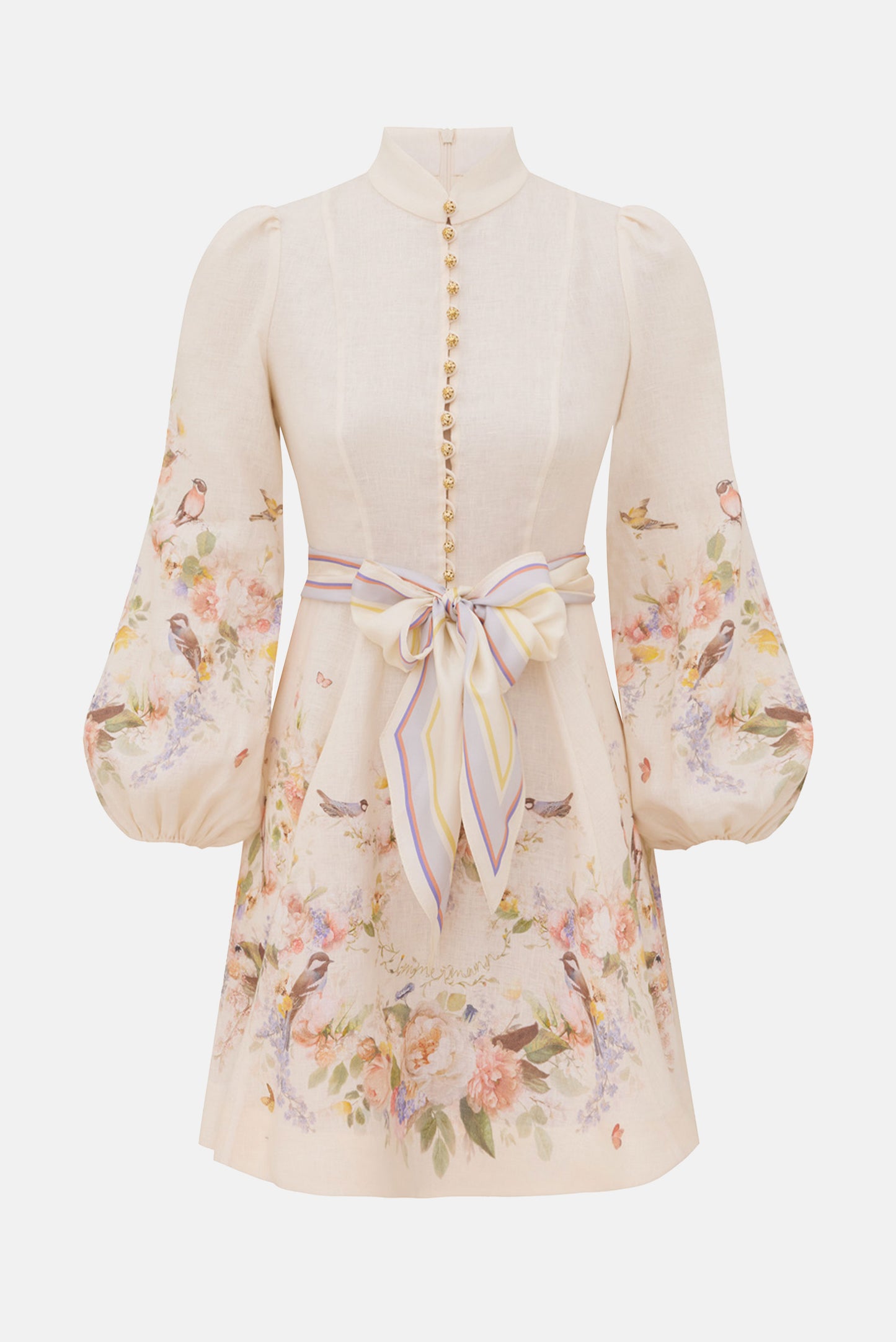 VALIANT BUTTON MINI DRESS