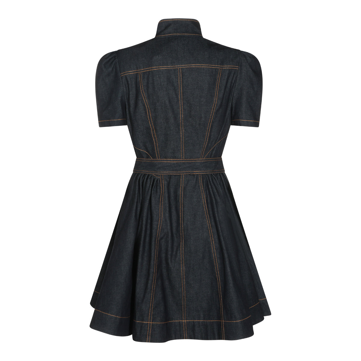 ONYX BLUE DENIM SHORT DRESS