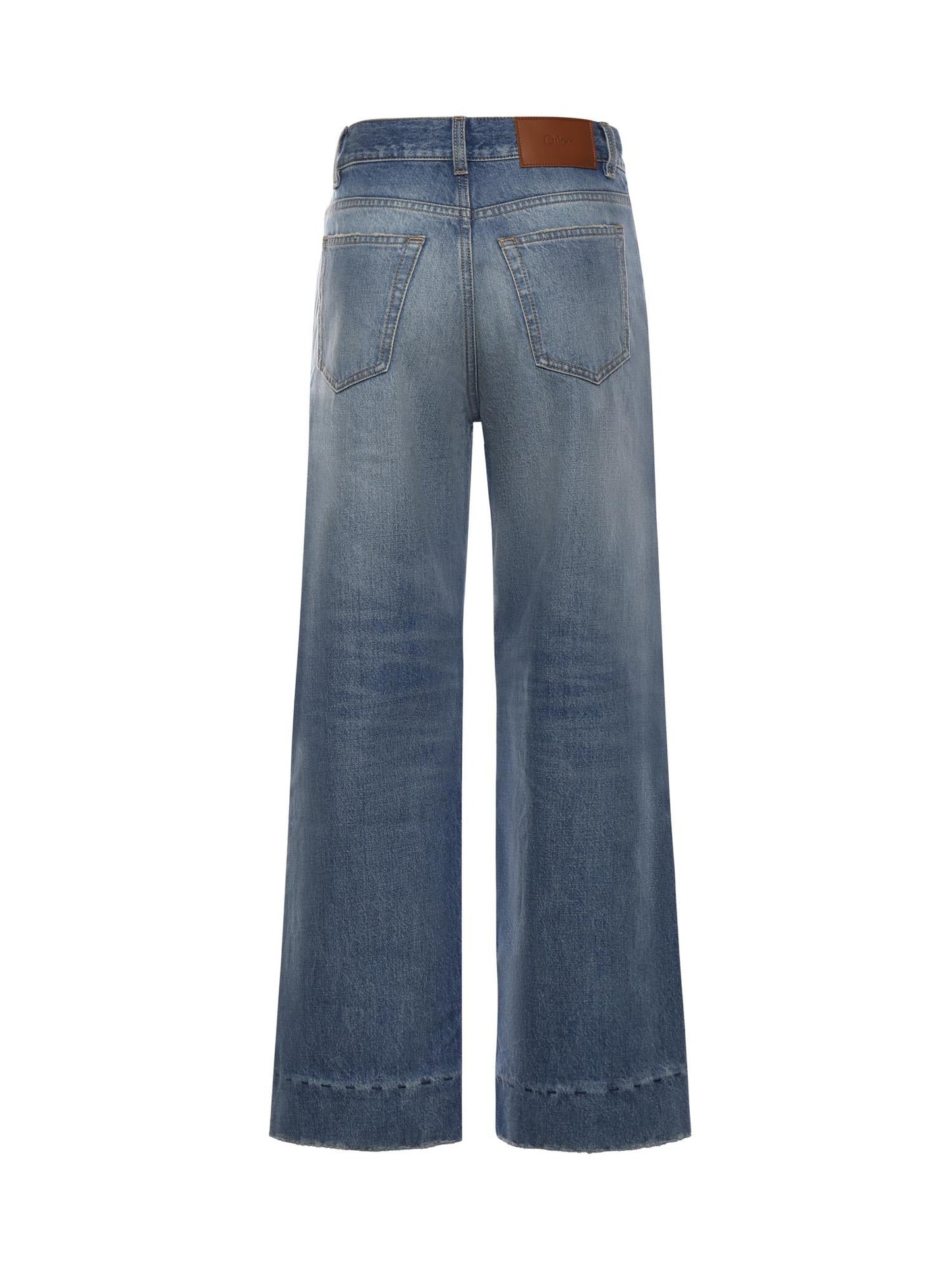 Jeans cropped in denim