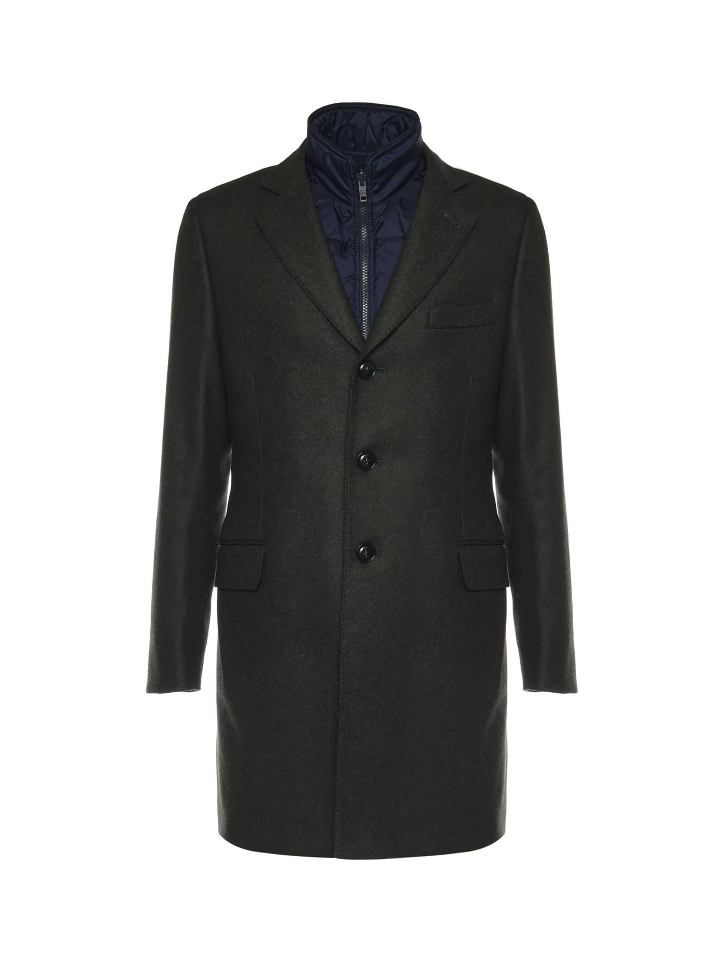 Double Coat in panno di lana e cashmere