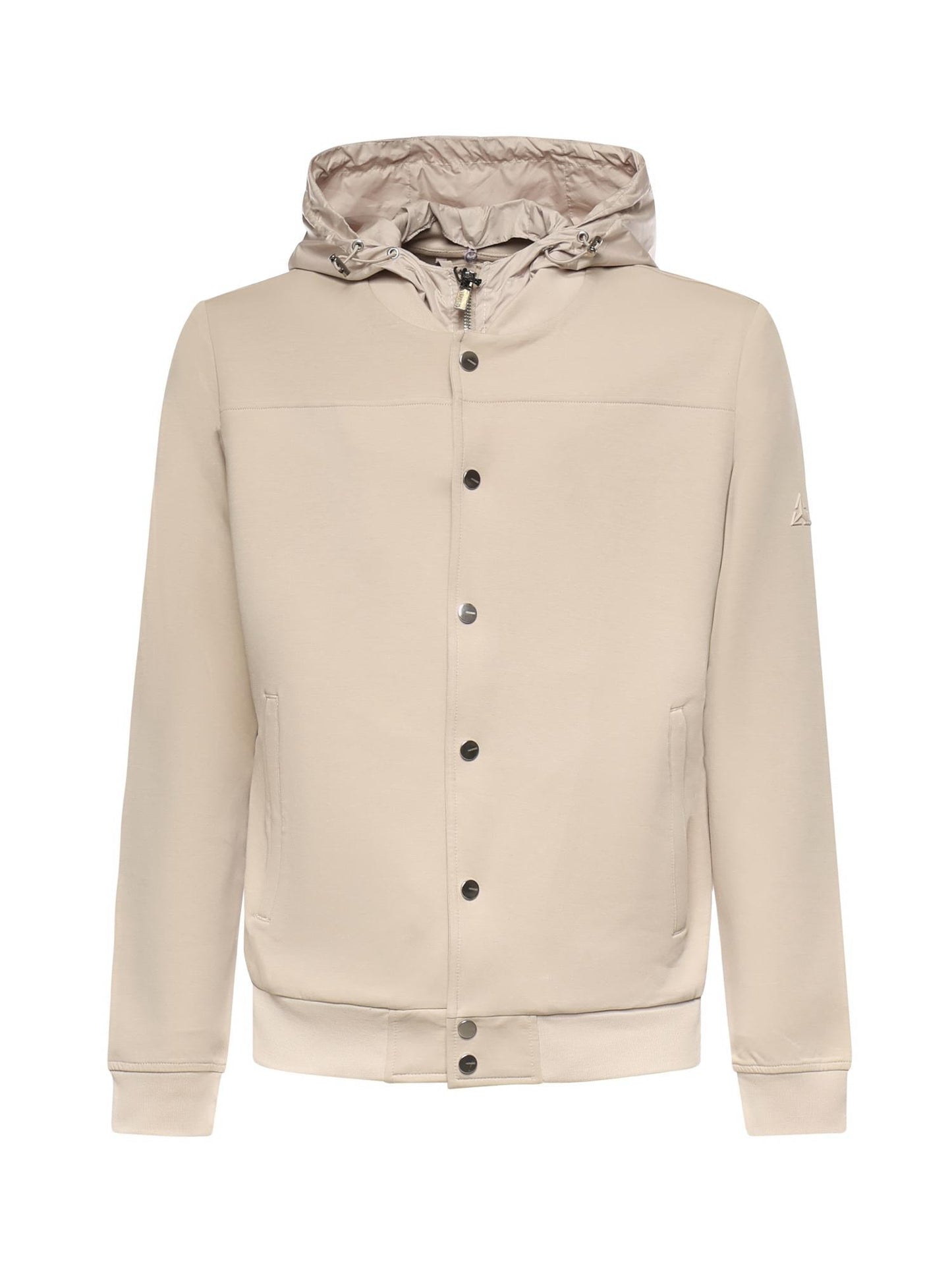 Giubbotto in misto cotone con logo