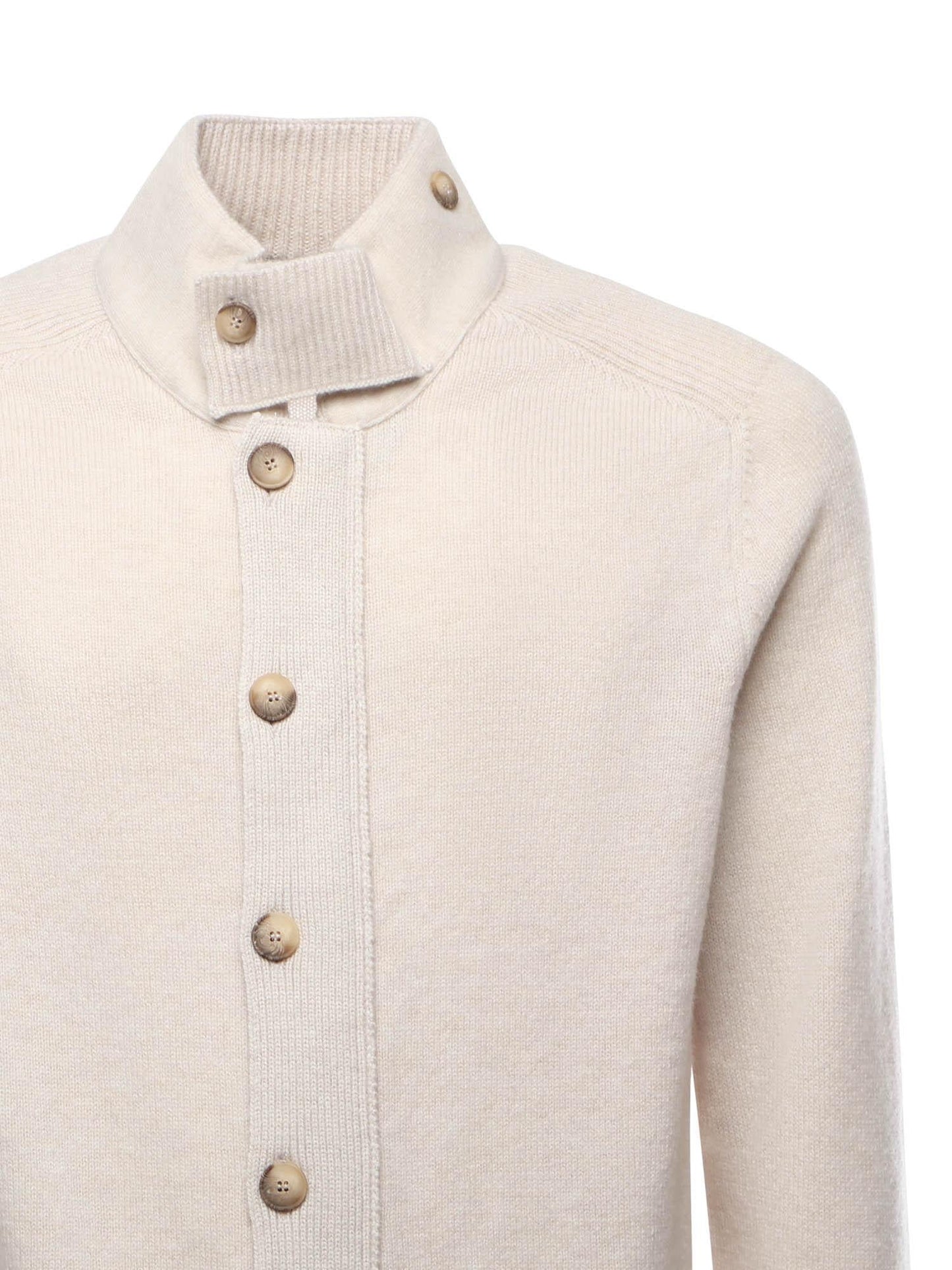 Giacca cardigan in lana vergine