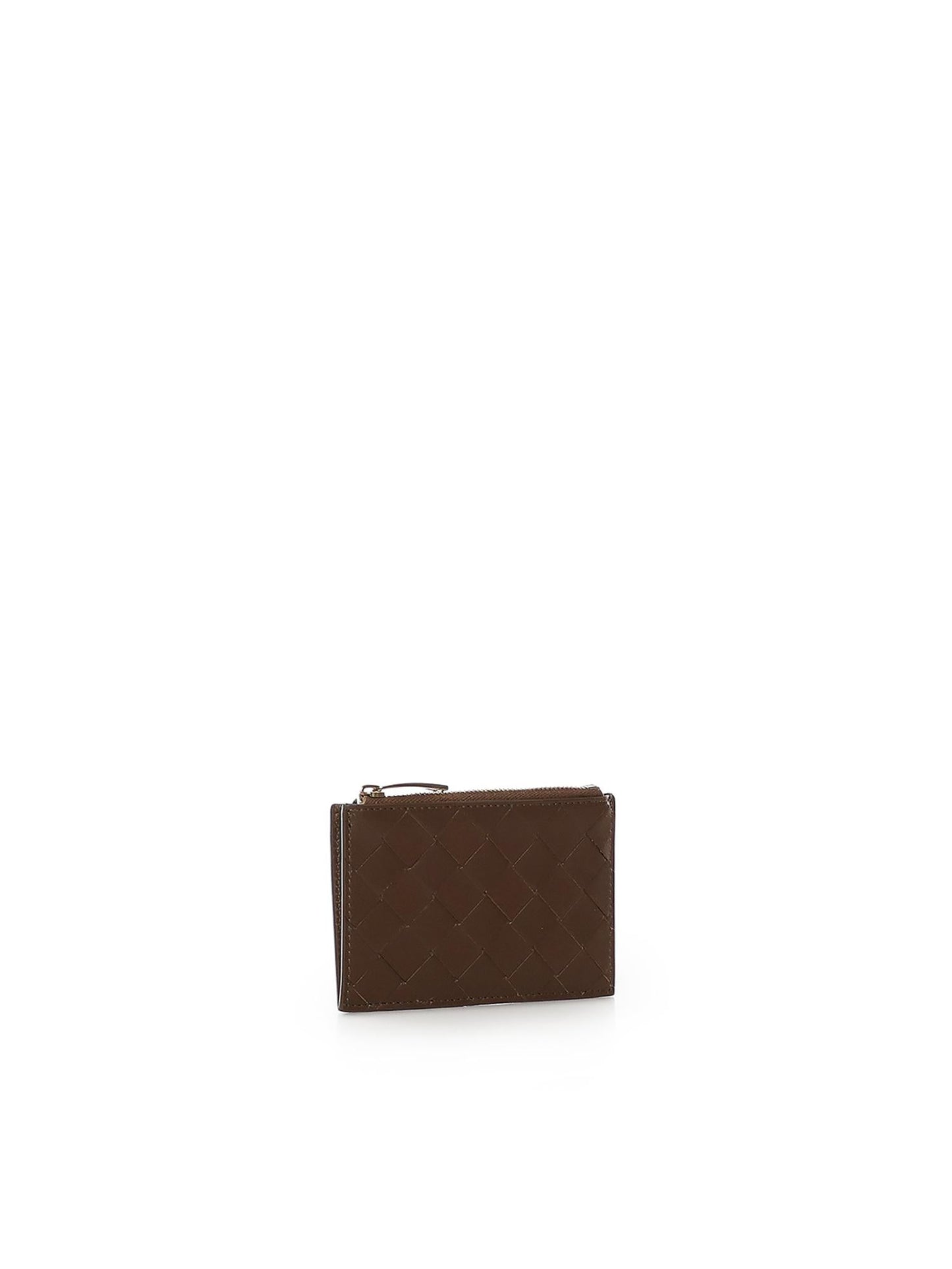 Portacarte Intrecciato con zip