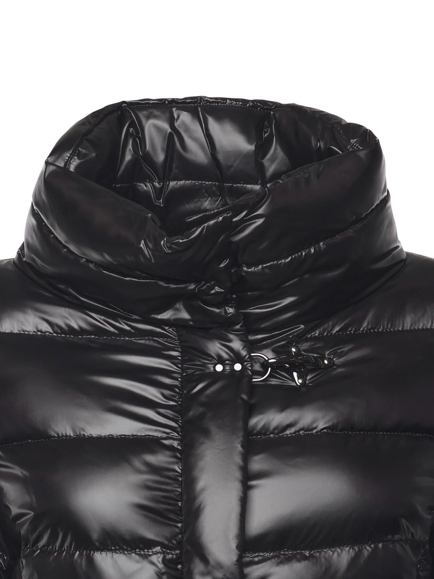 Piumino lungo in nylon