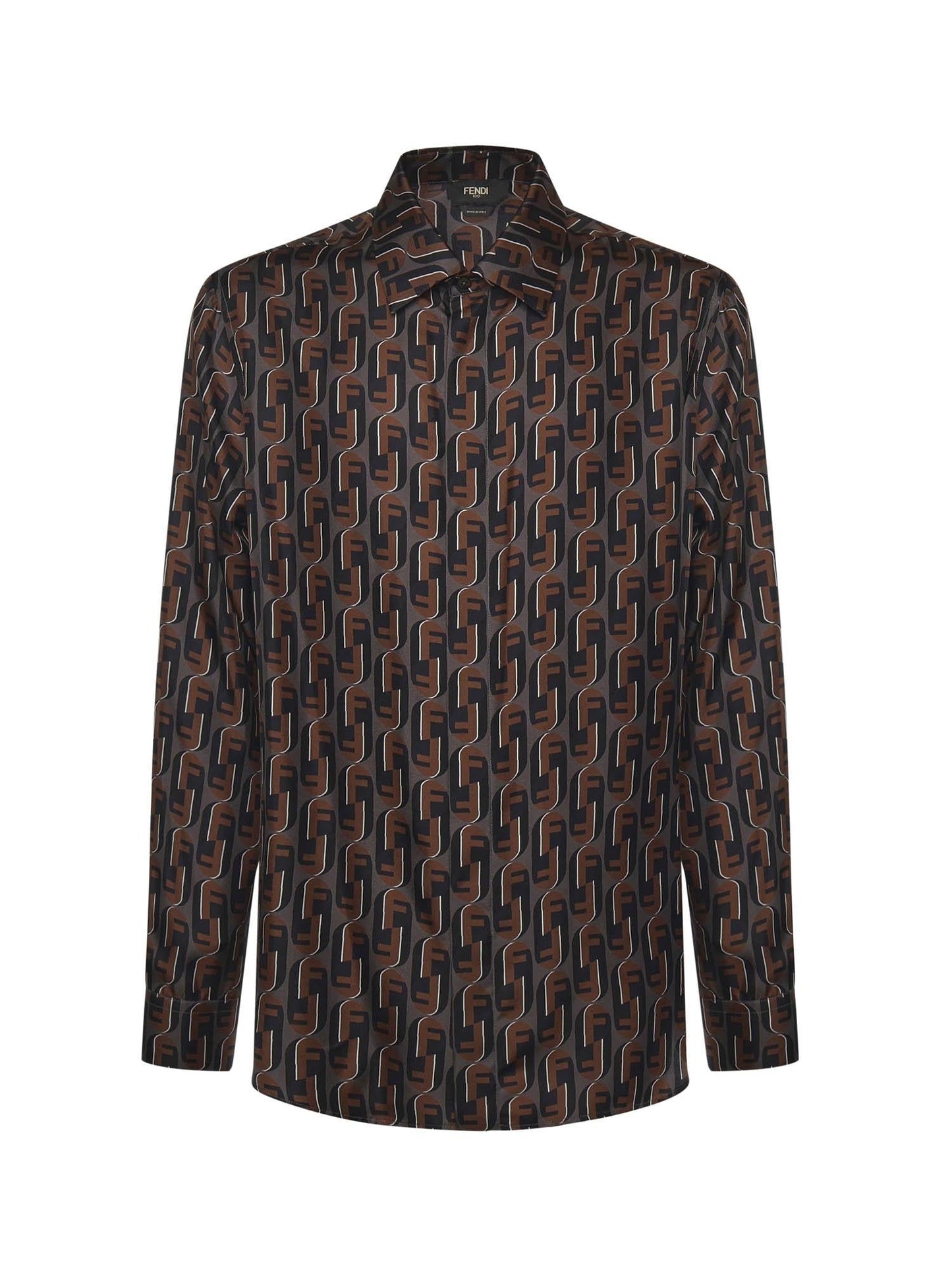 Camicia in seta stampata