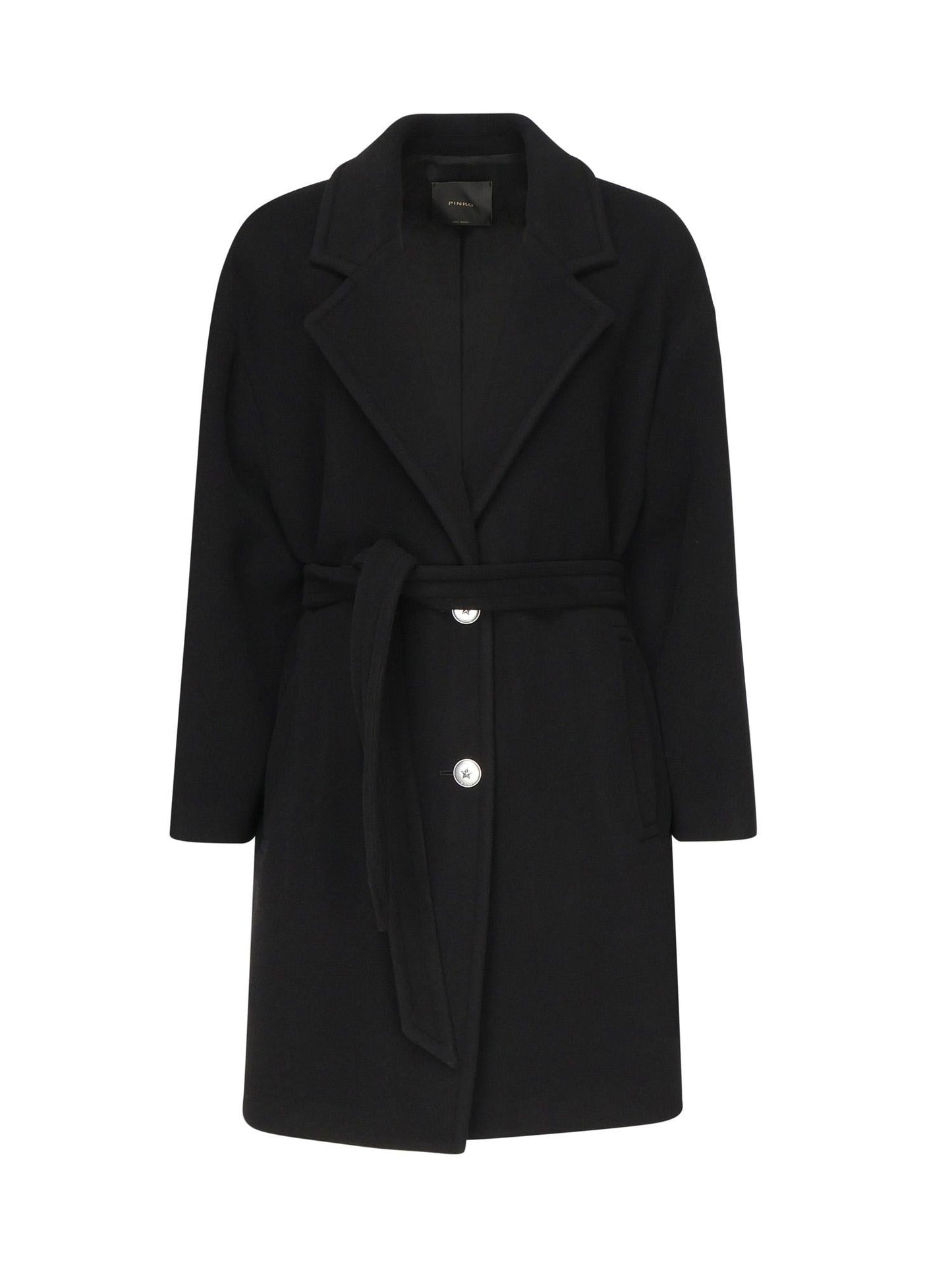 Cappotto monopetto in misto lana