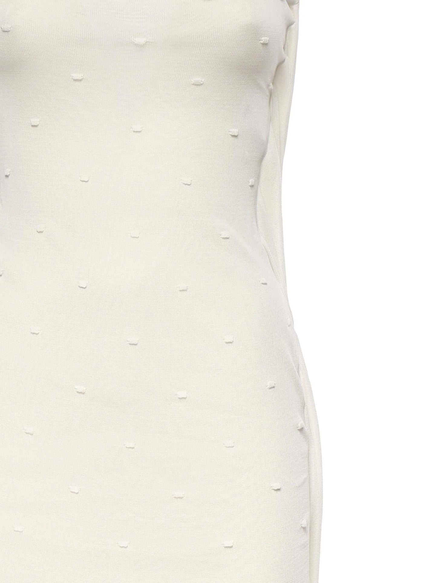 Abito in maglia Plumetis