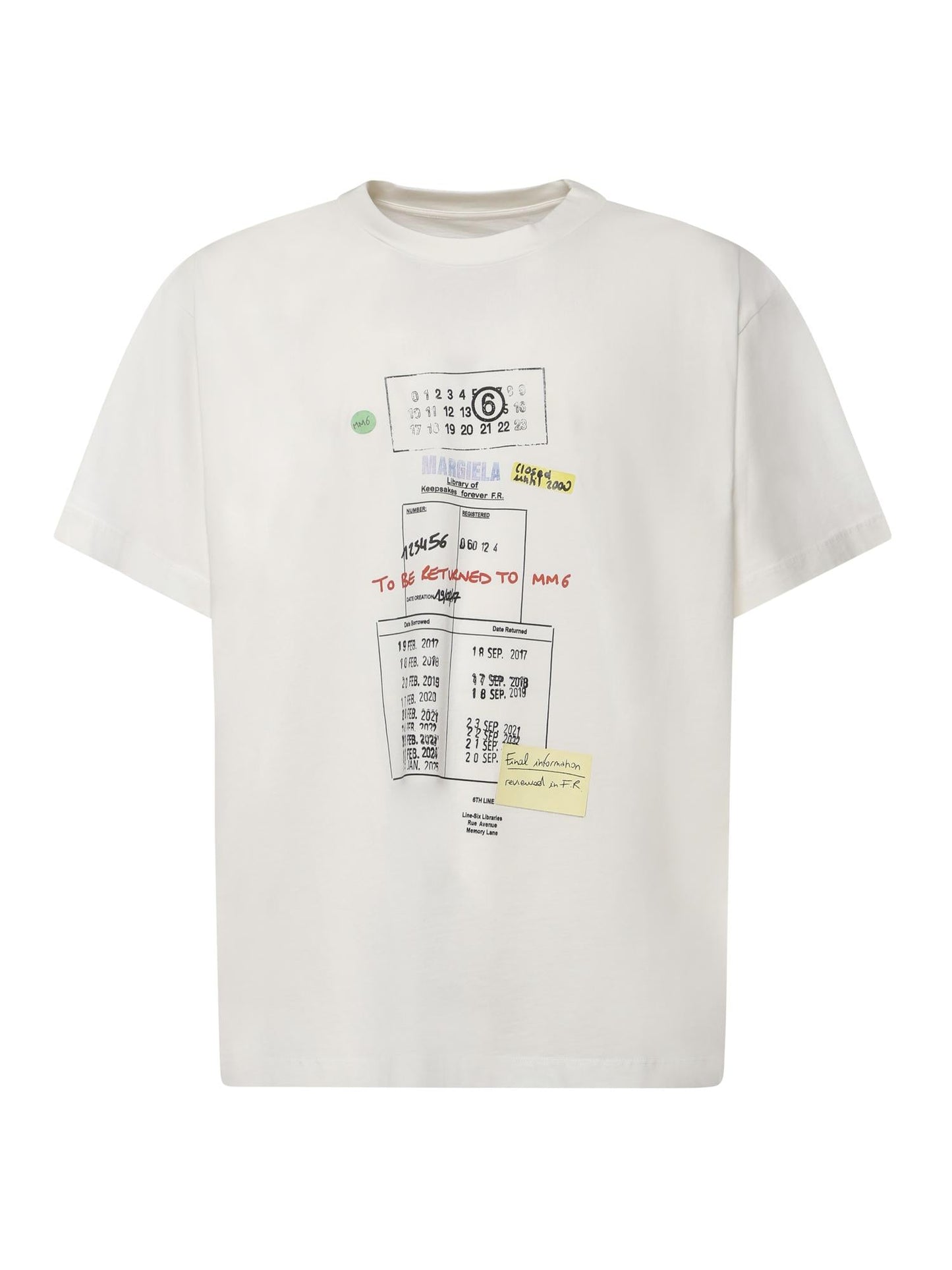 T-shirt con stampa in cotone