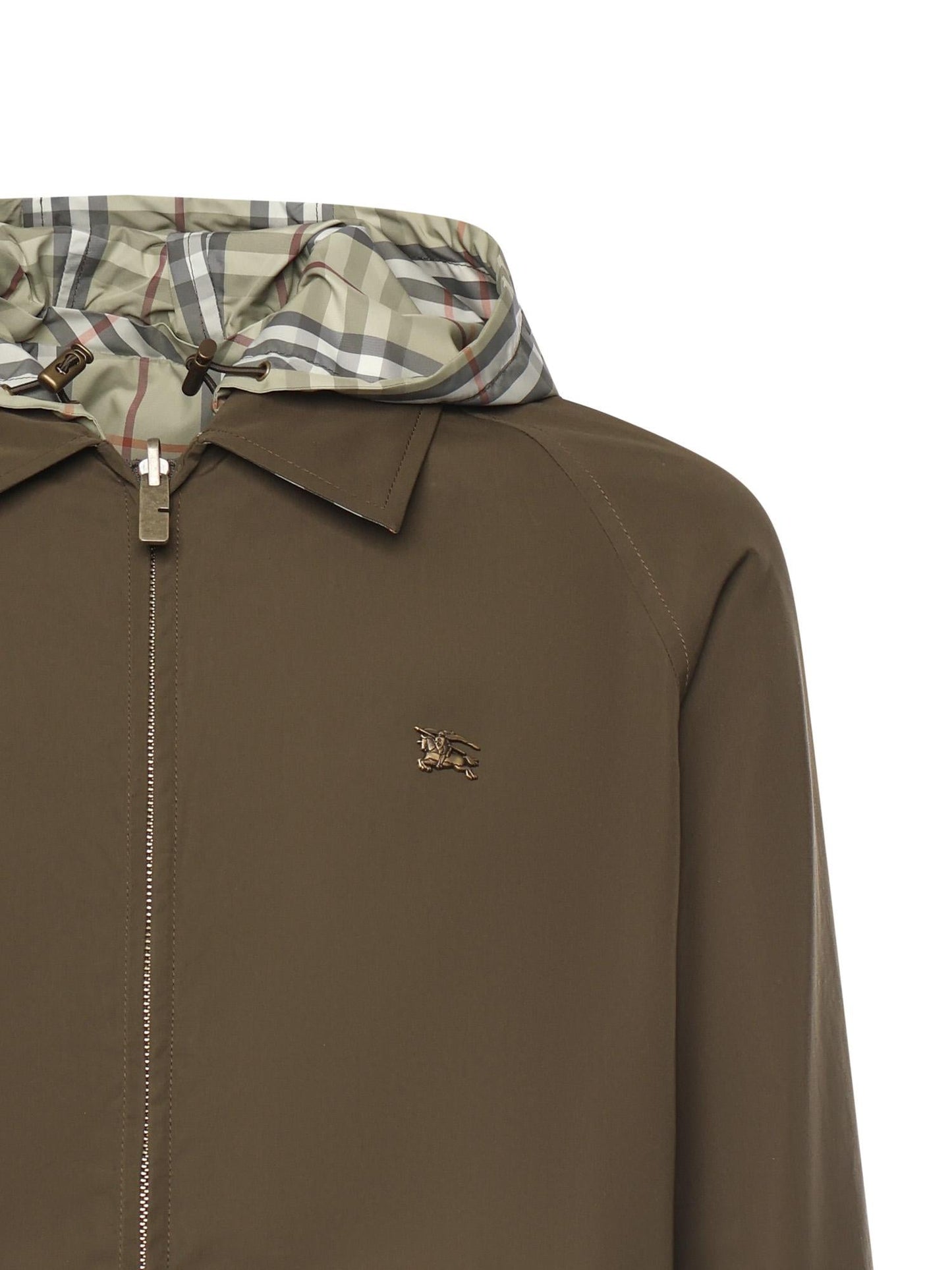 Giacca reversibile in cotone Check