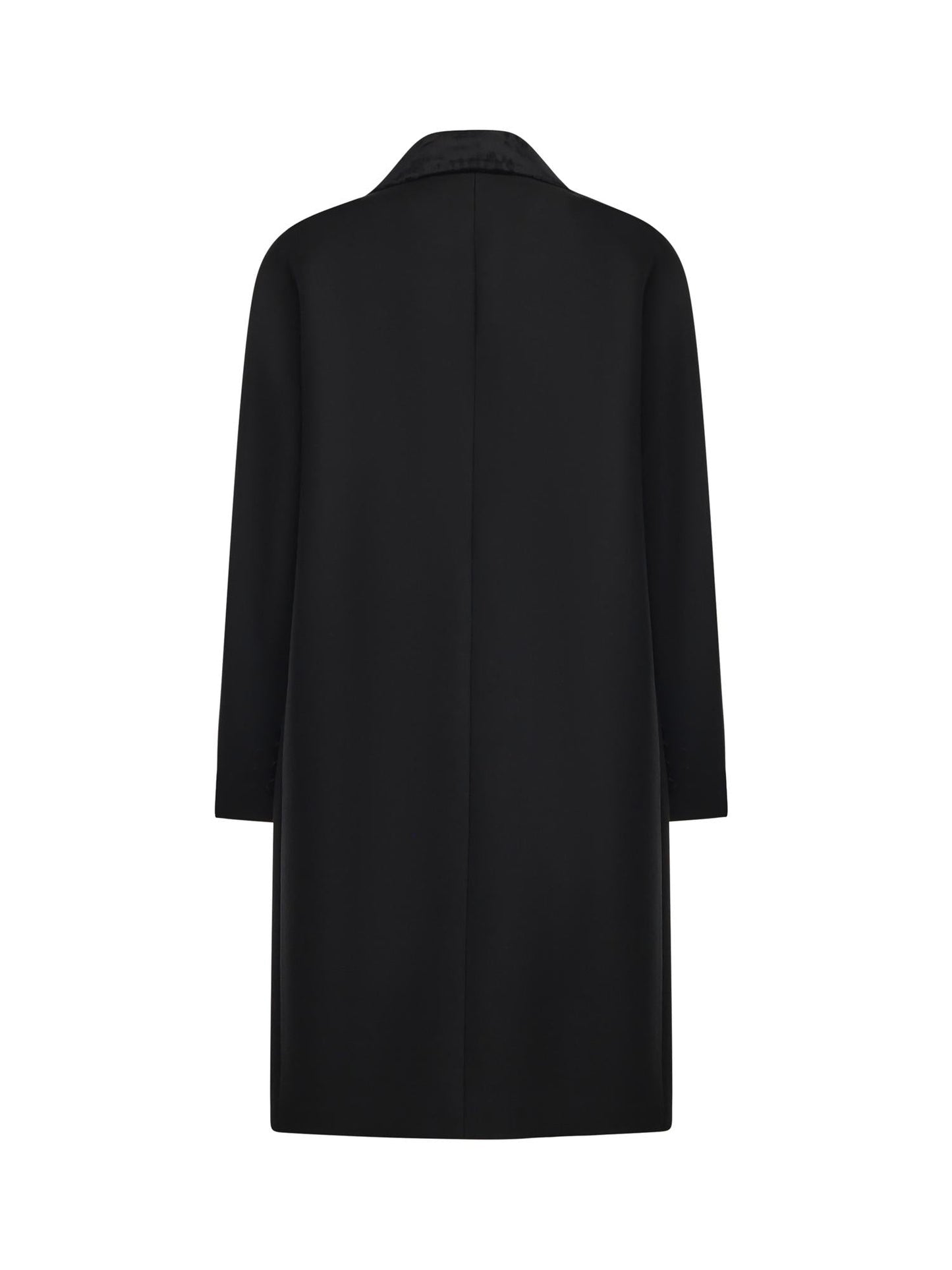 Cappotto in lana e seta