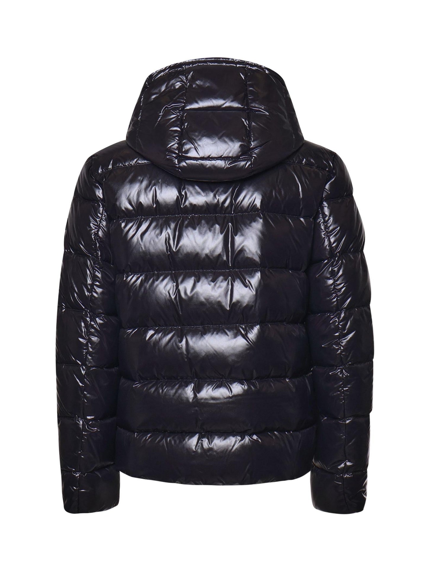 Giubbotto double front piuma in nylon