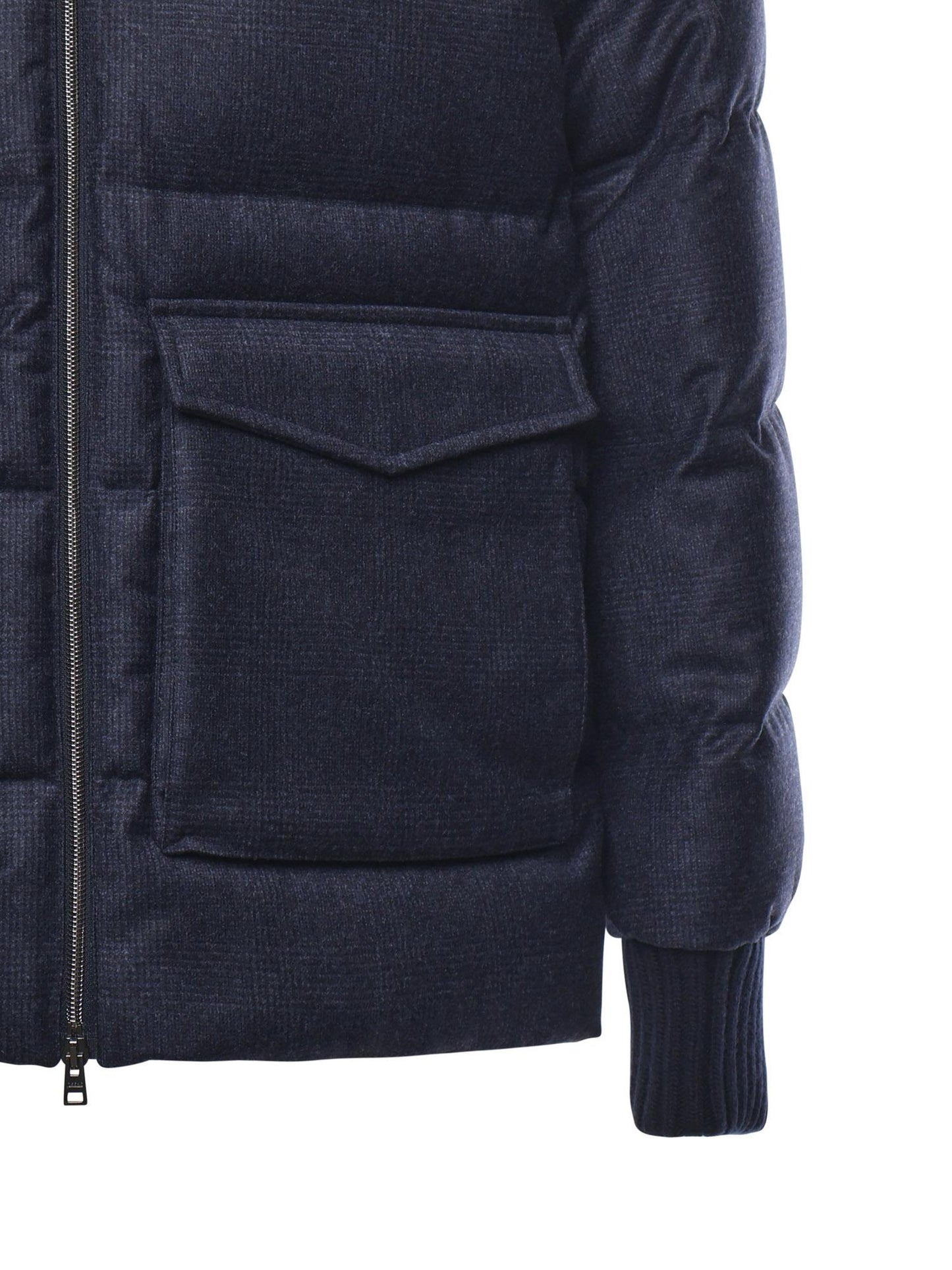Bomber in misto lana e cashmere