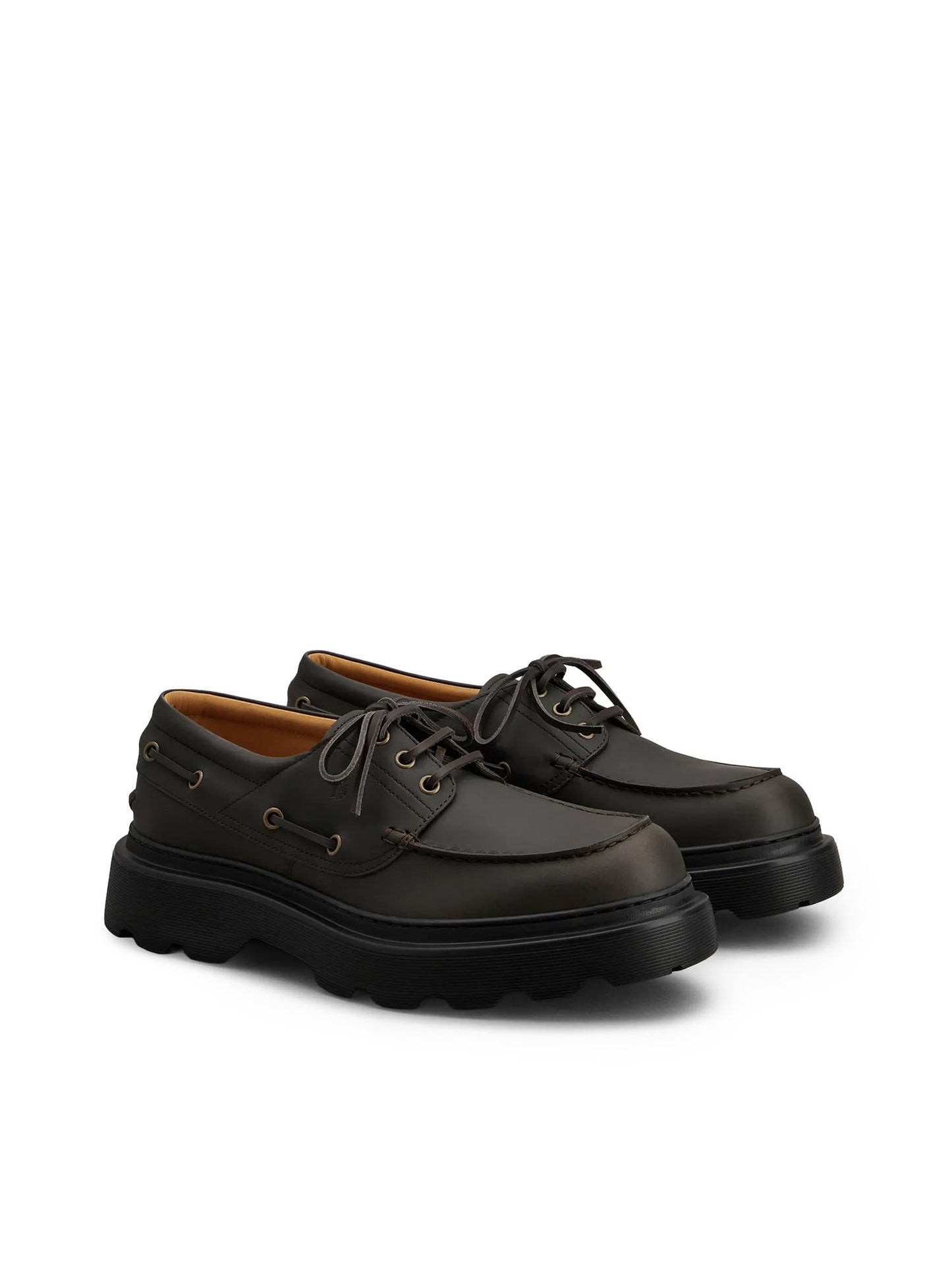 Scarpa da barca in pelle