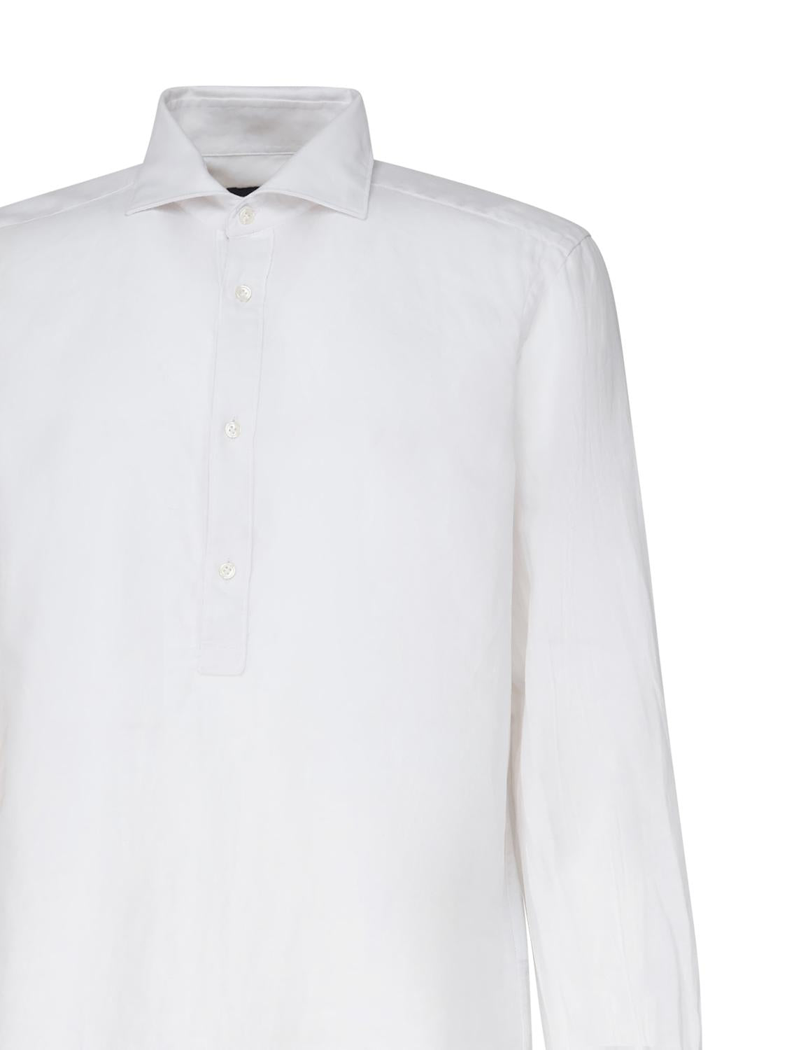Polo camicia con collo francese