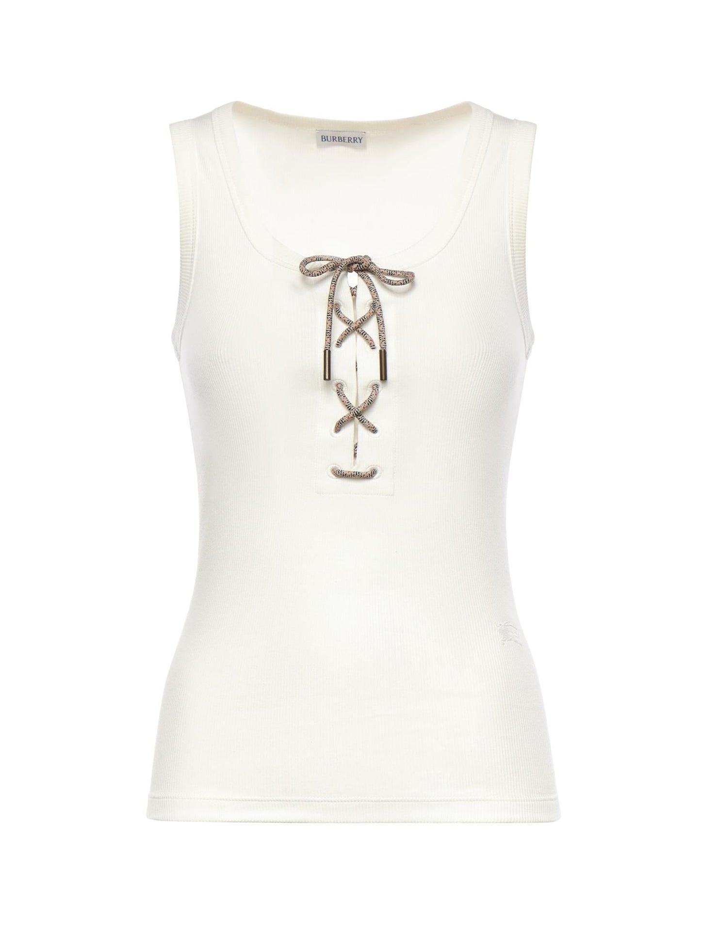 Tank top Cleo in misto cotone a coste