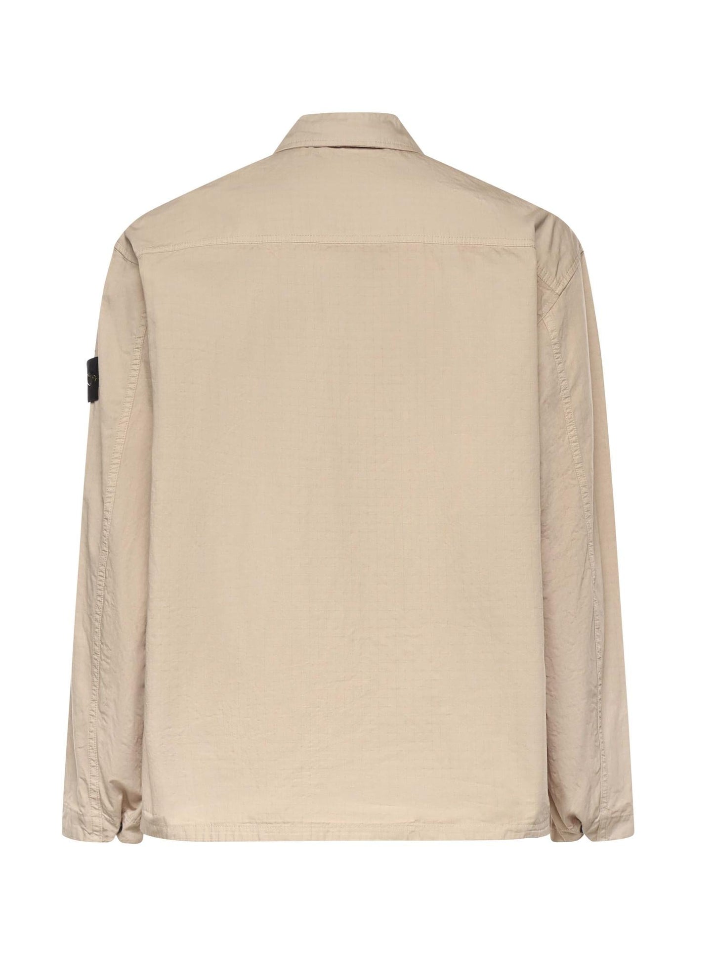 Overshirt in cotone con logo