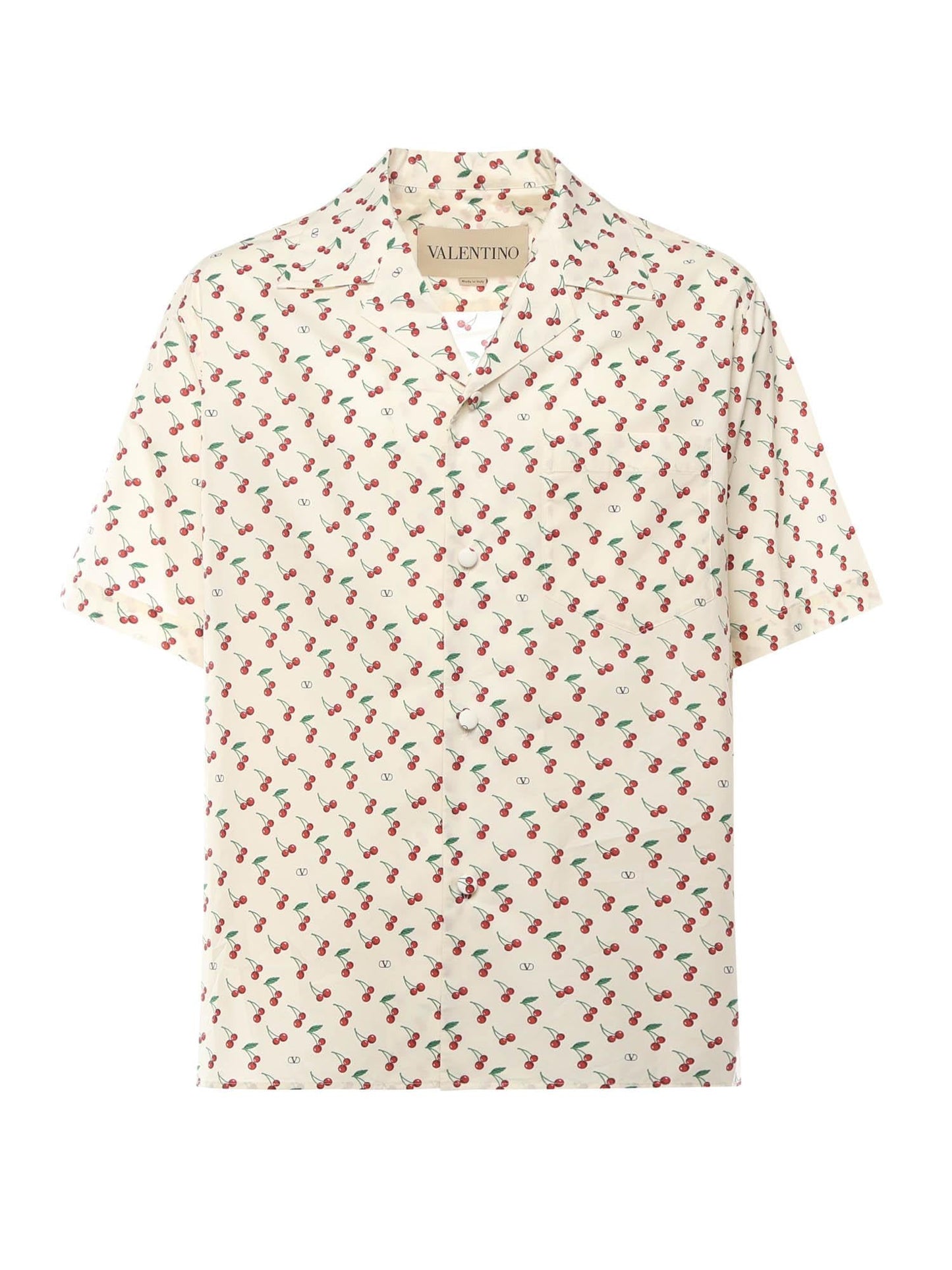 Camicia da bowling con stampa Cherryfic