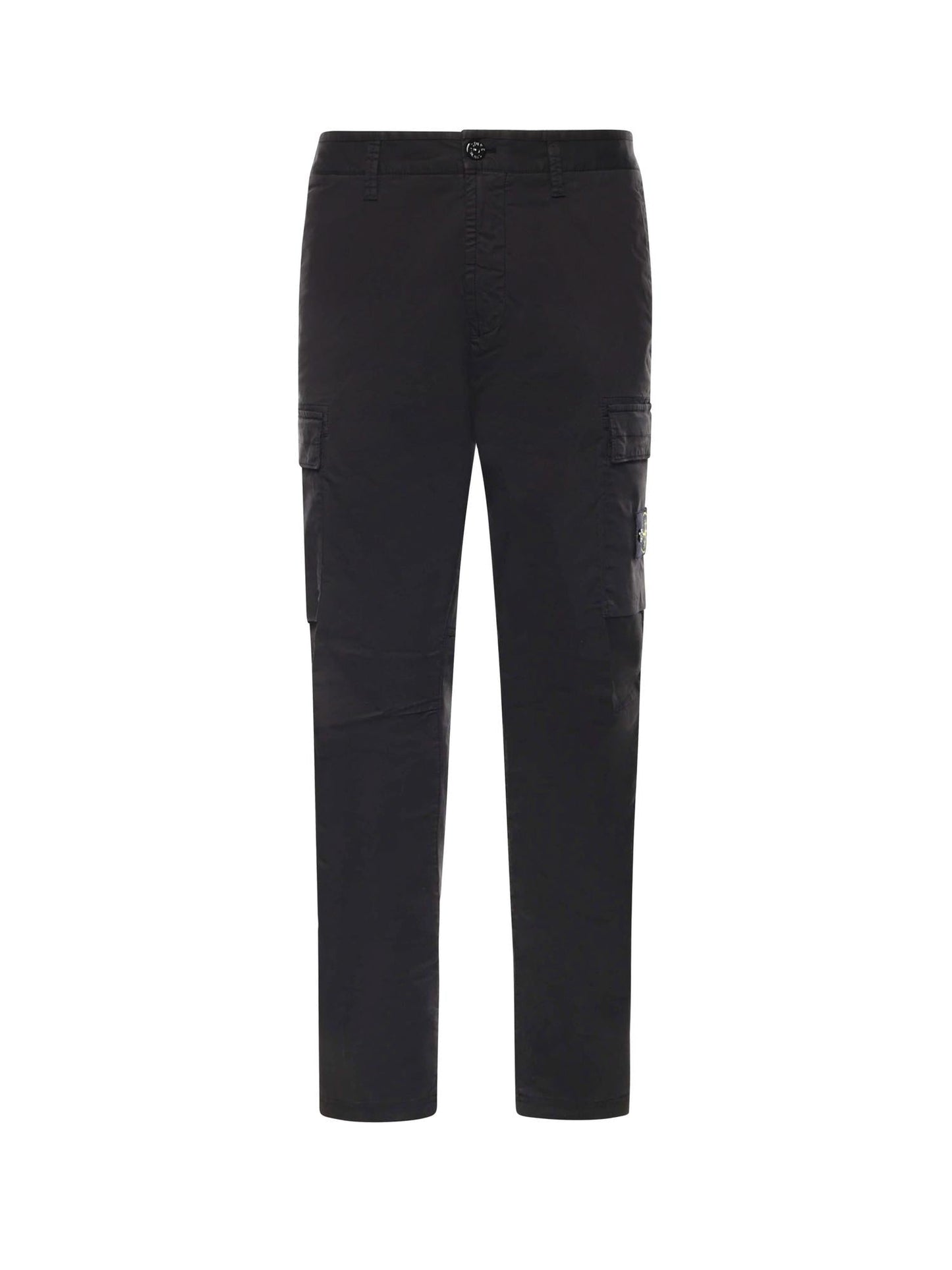 Pantalone cargo in twill di cotone stretch