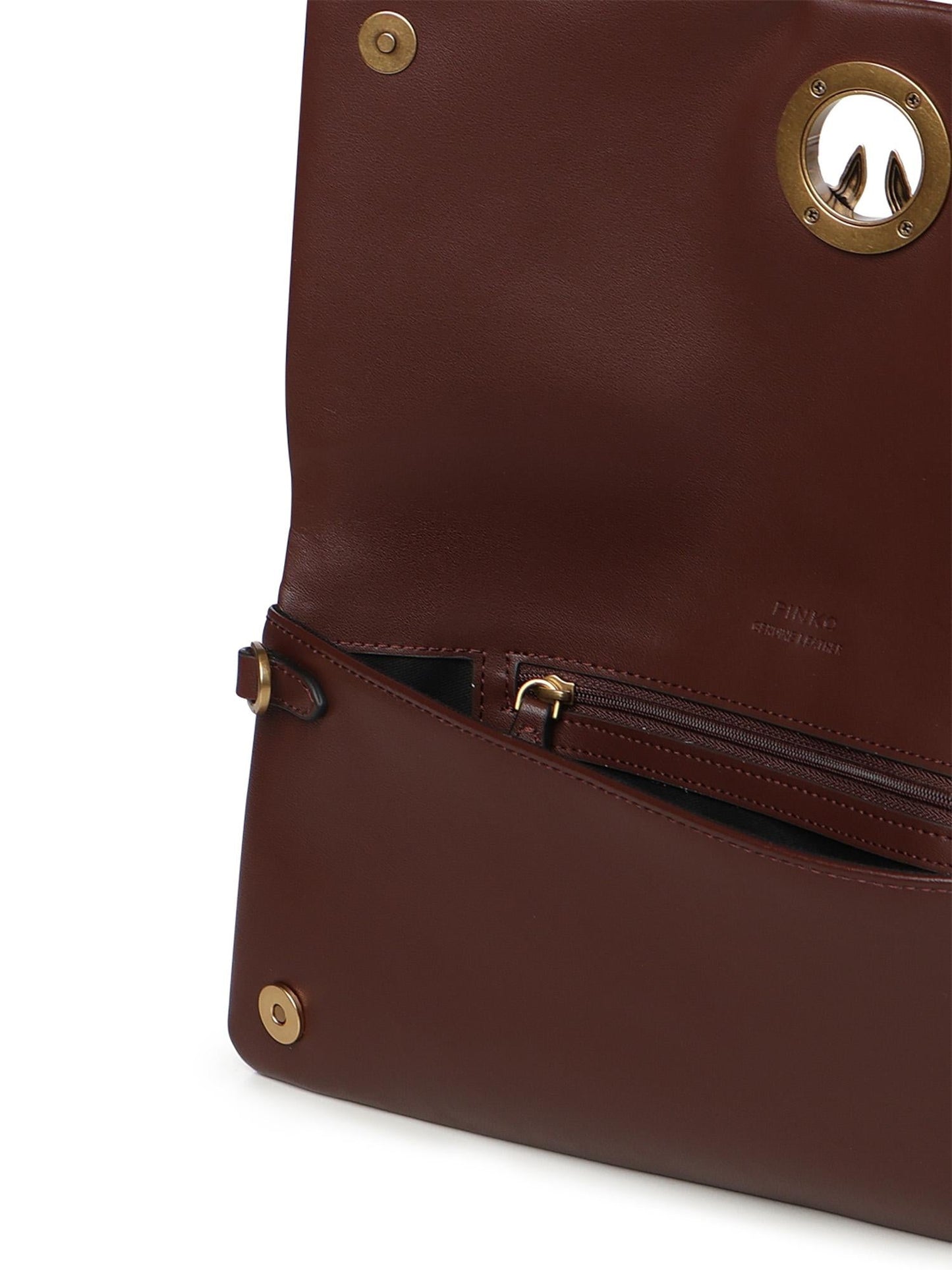 Pochette Love Bag Click Soft Horizontal in pelle