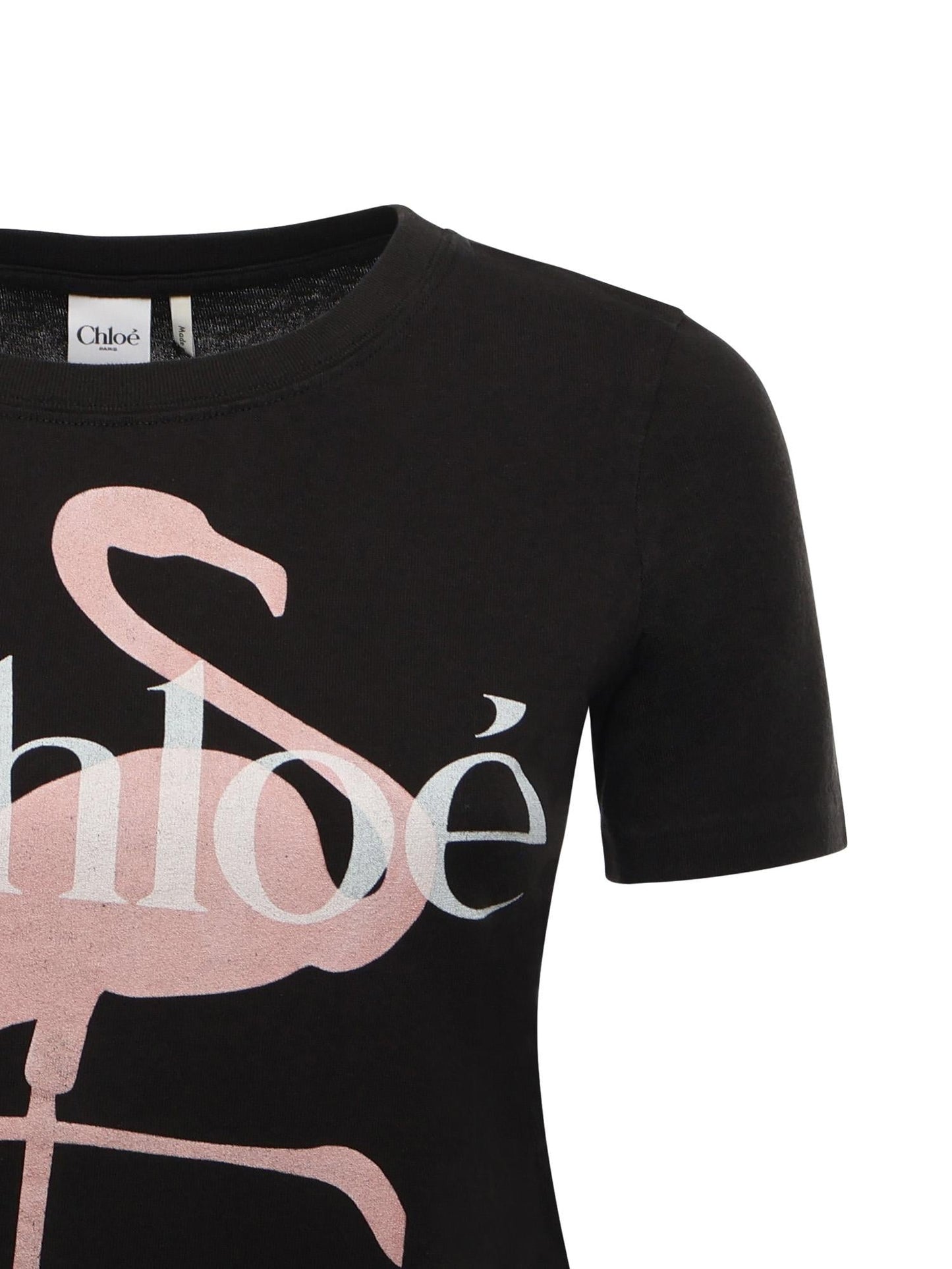 T-shirt in jersey di cotone con logo