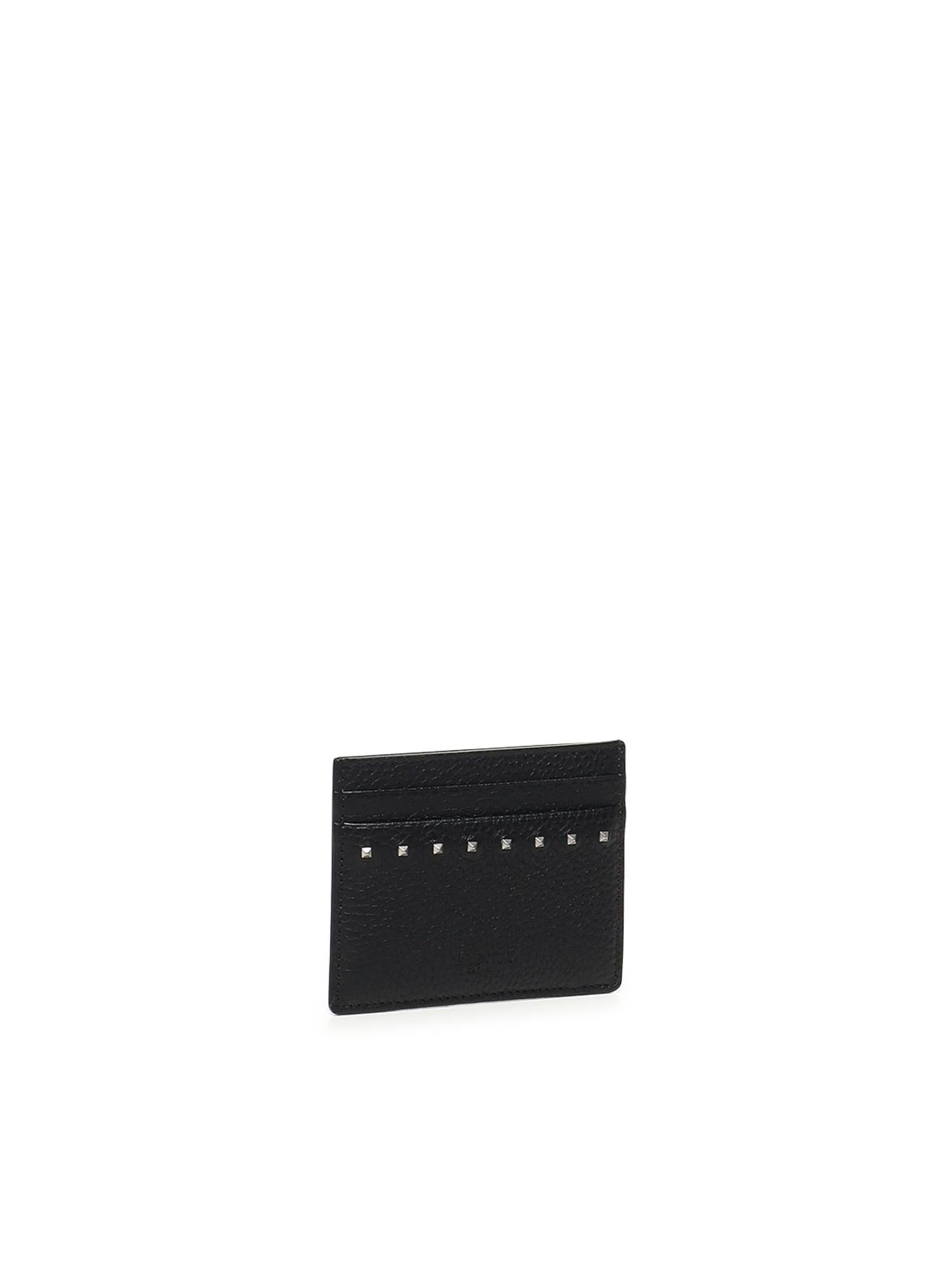 Portacarte Rockstud in pelle