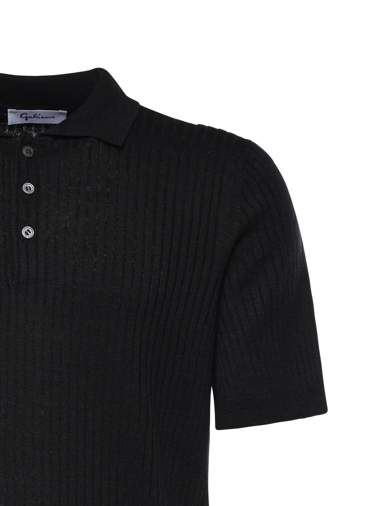Polo in cotone a coste