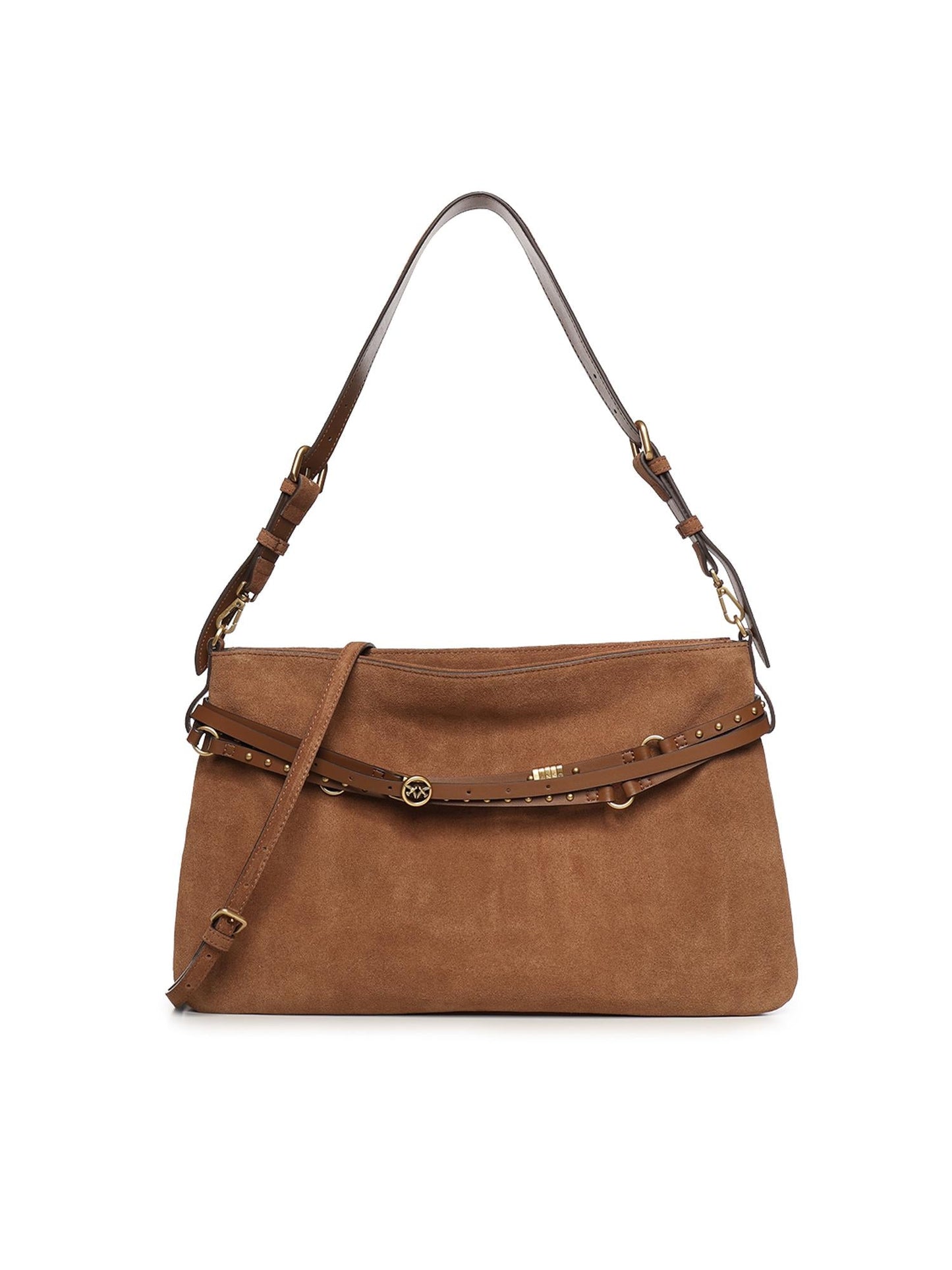 Borsa a spalla grande Belt Bag Big in suede