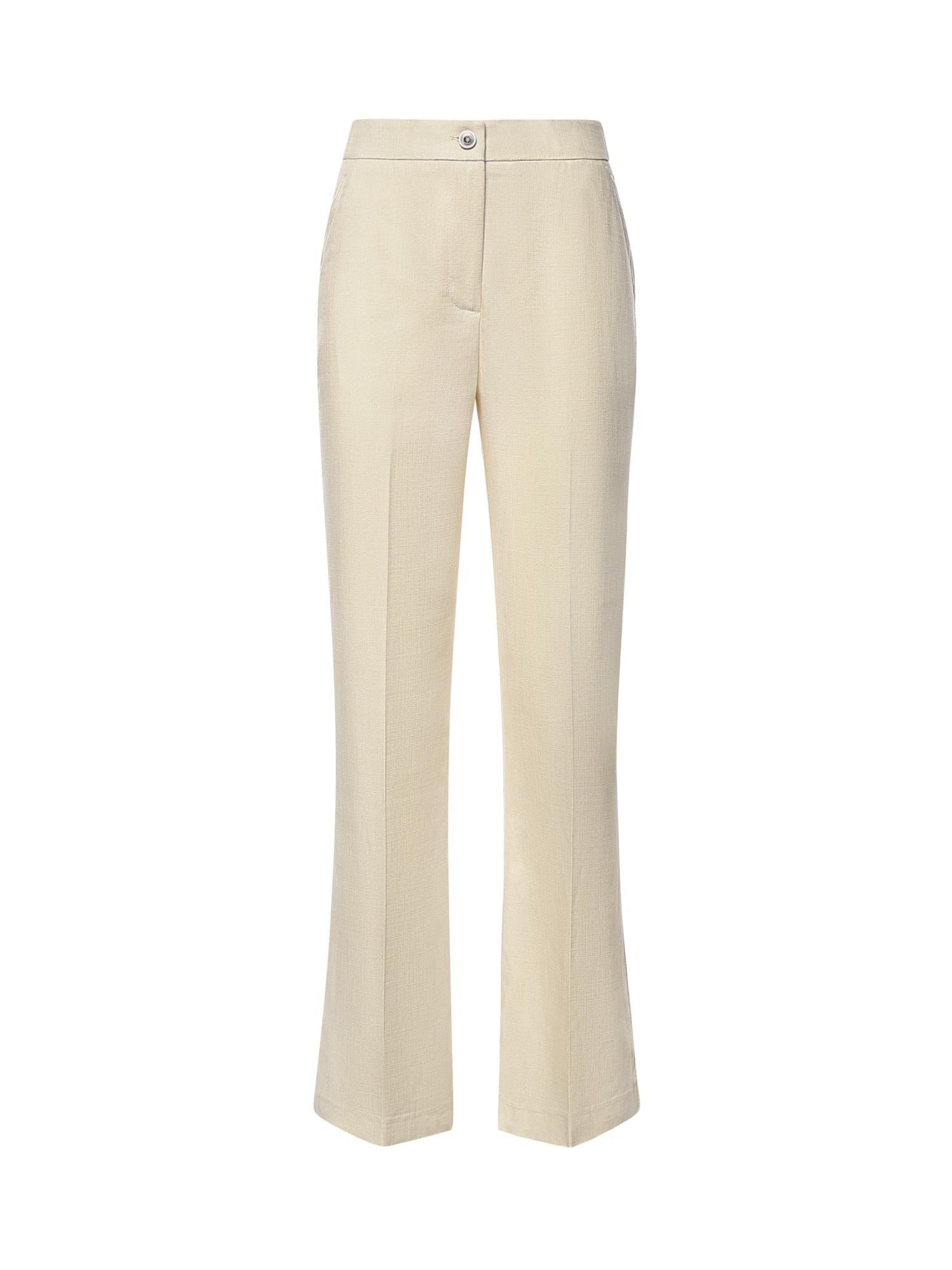 Pantaloni con piega stirata