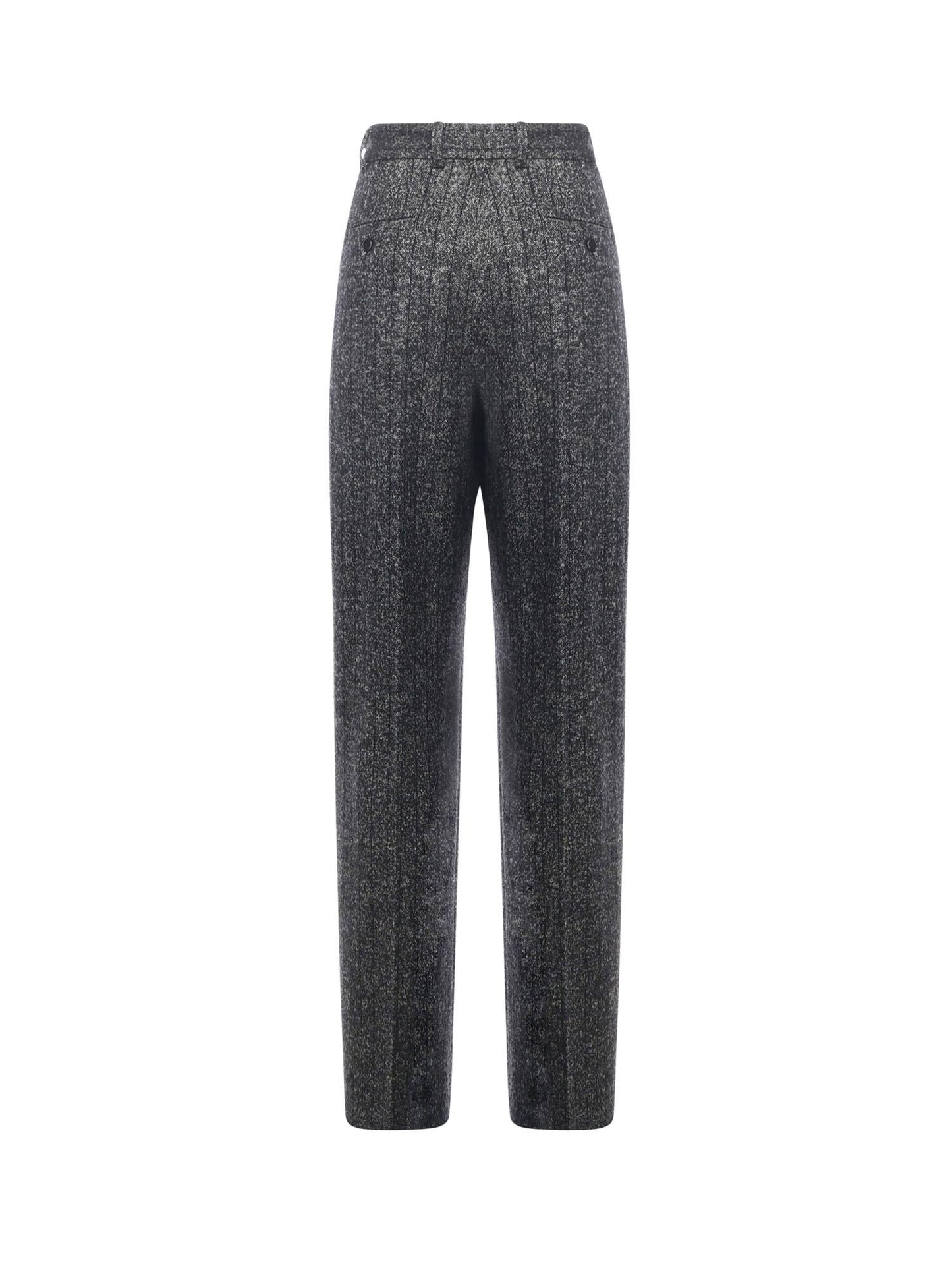 Pantaloni in lana rigata