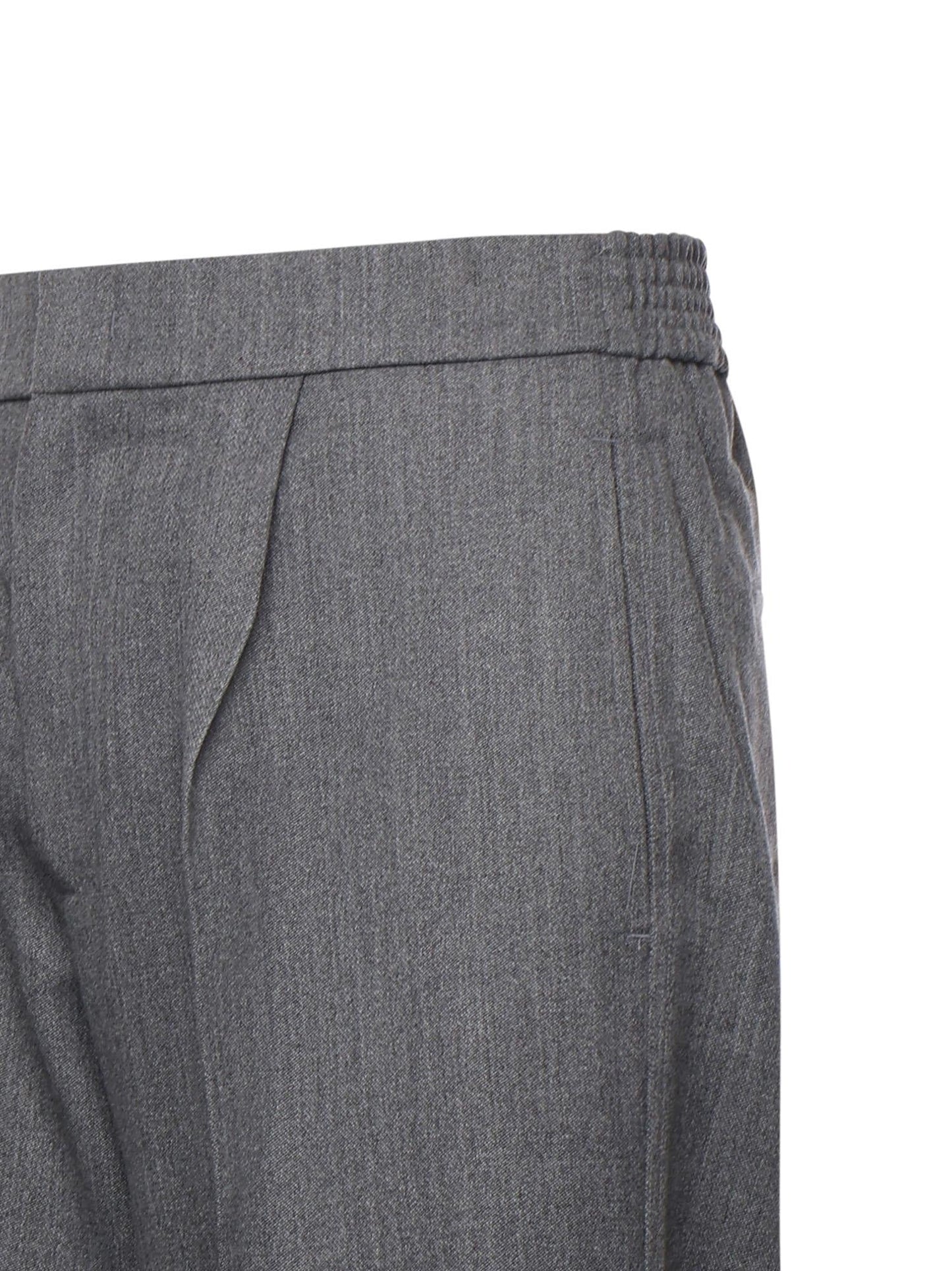 Pantaloni in misto lana con pinces