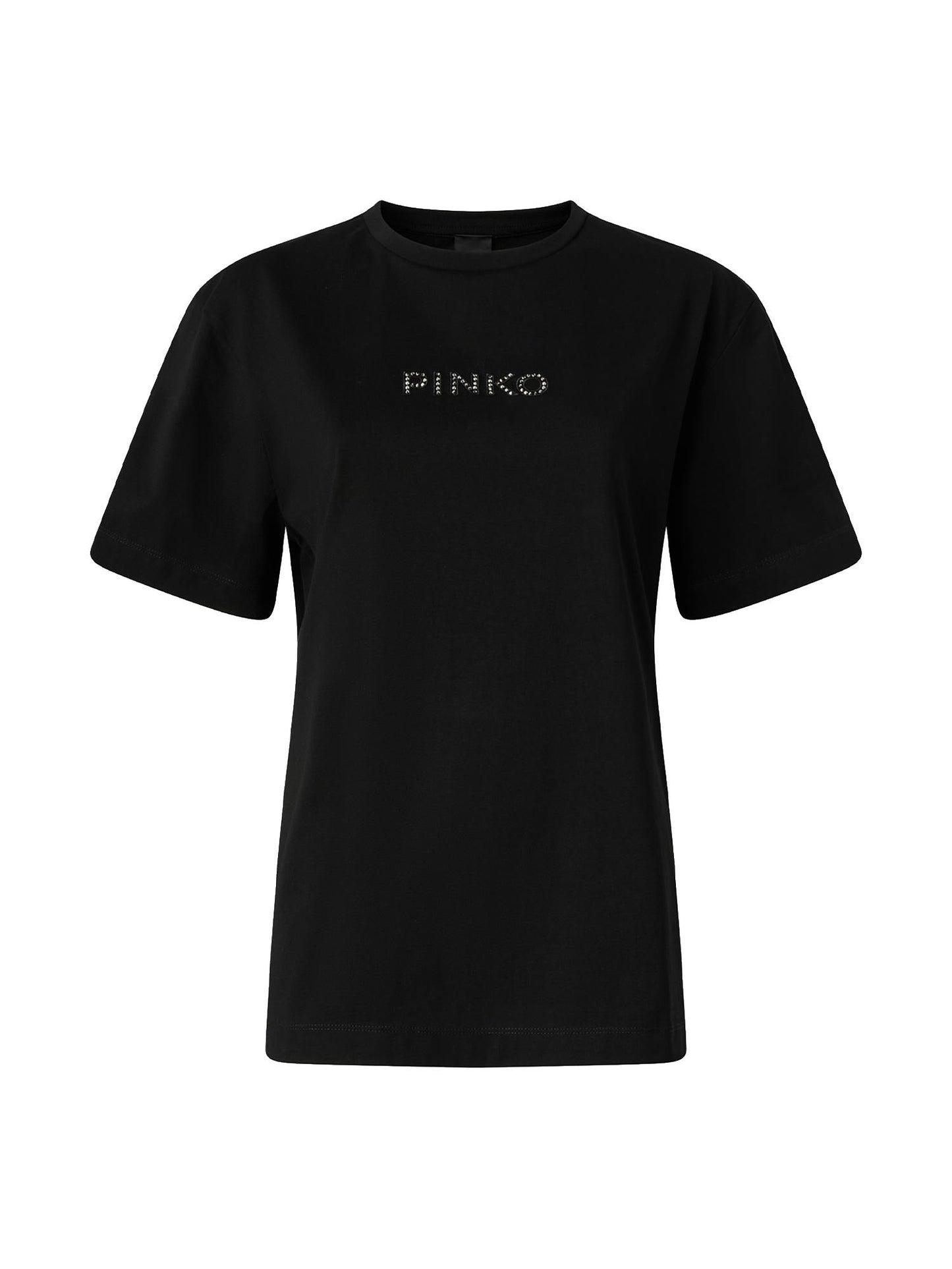 T-shirt More Strass Less Stress in cotone