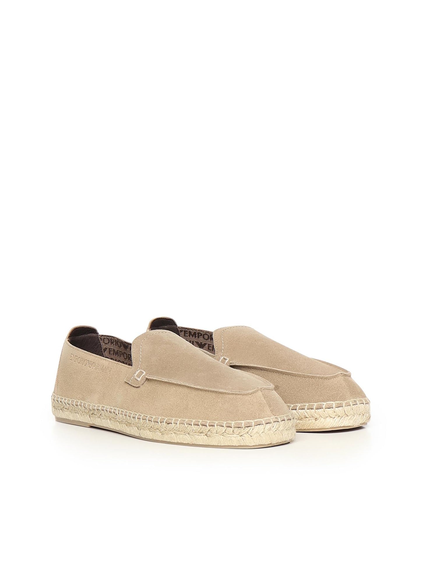Espadrillas in pelle scamosciata velour