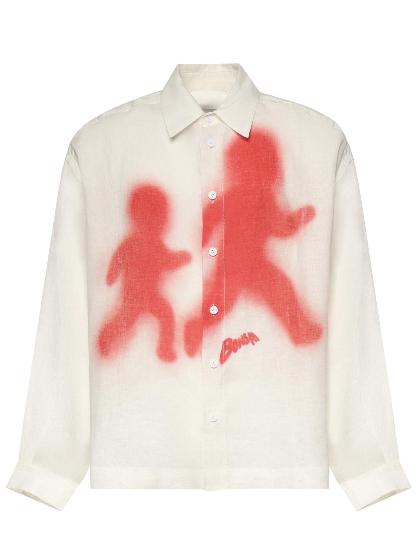 Camicia in cotone con stampa