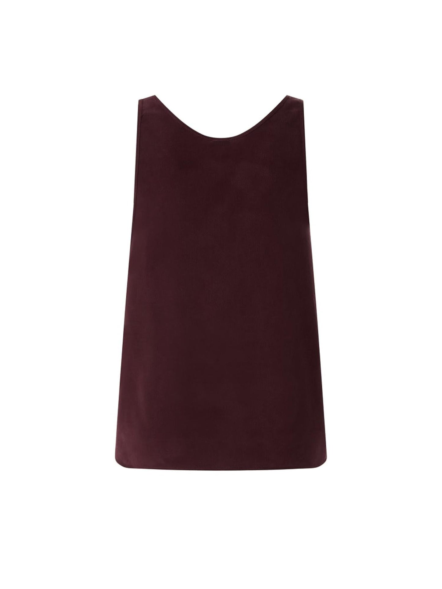 Top a canotta in seta sand wash