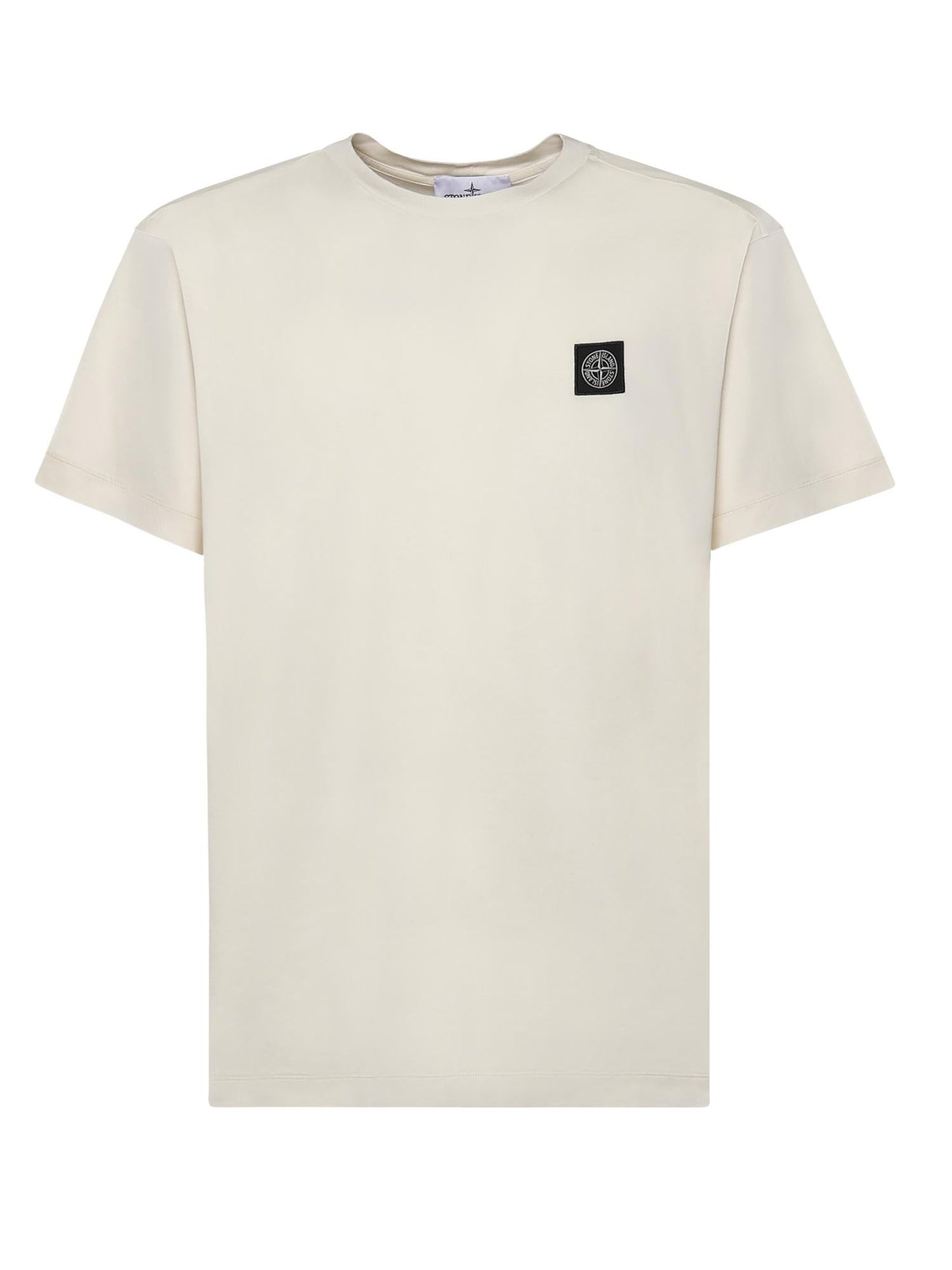 T-shirt con patch Compass in jersey di cotone