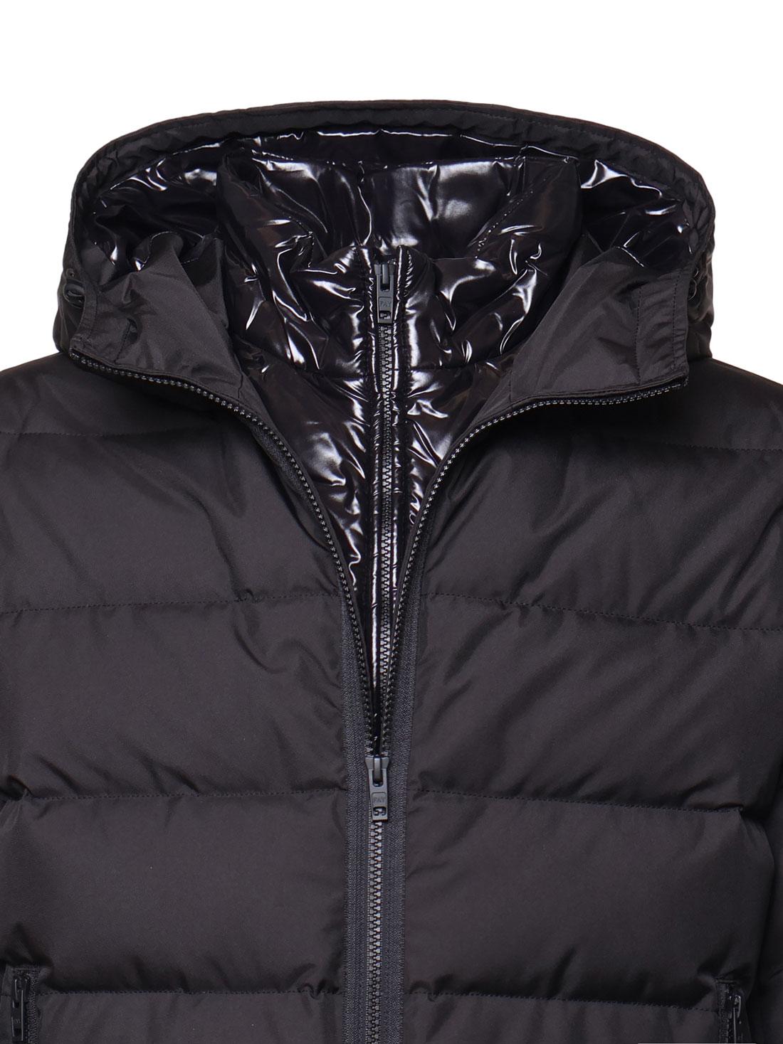 Giubbotto double front piuma in nylon