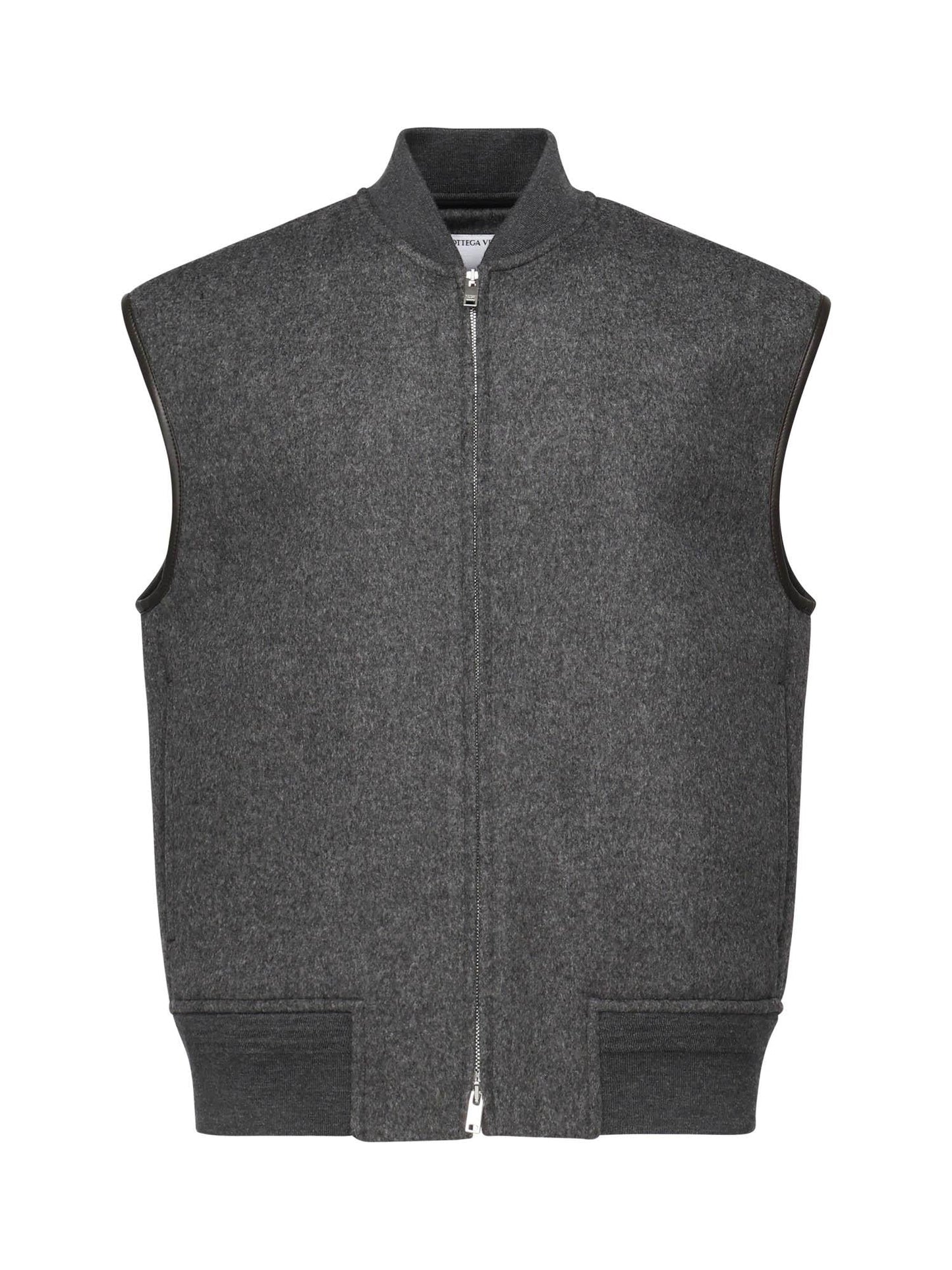 Gilet in lana double face