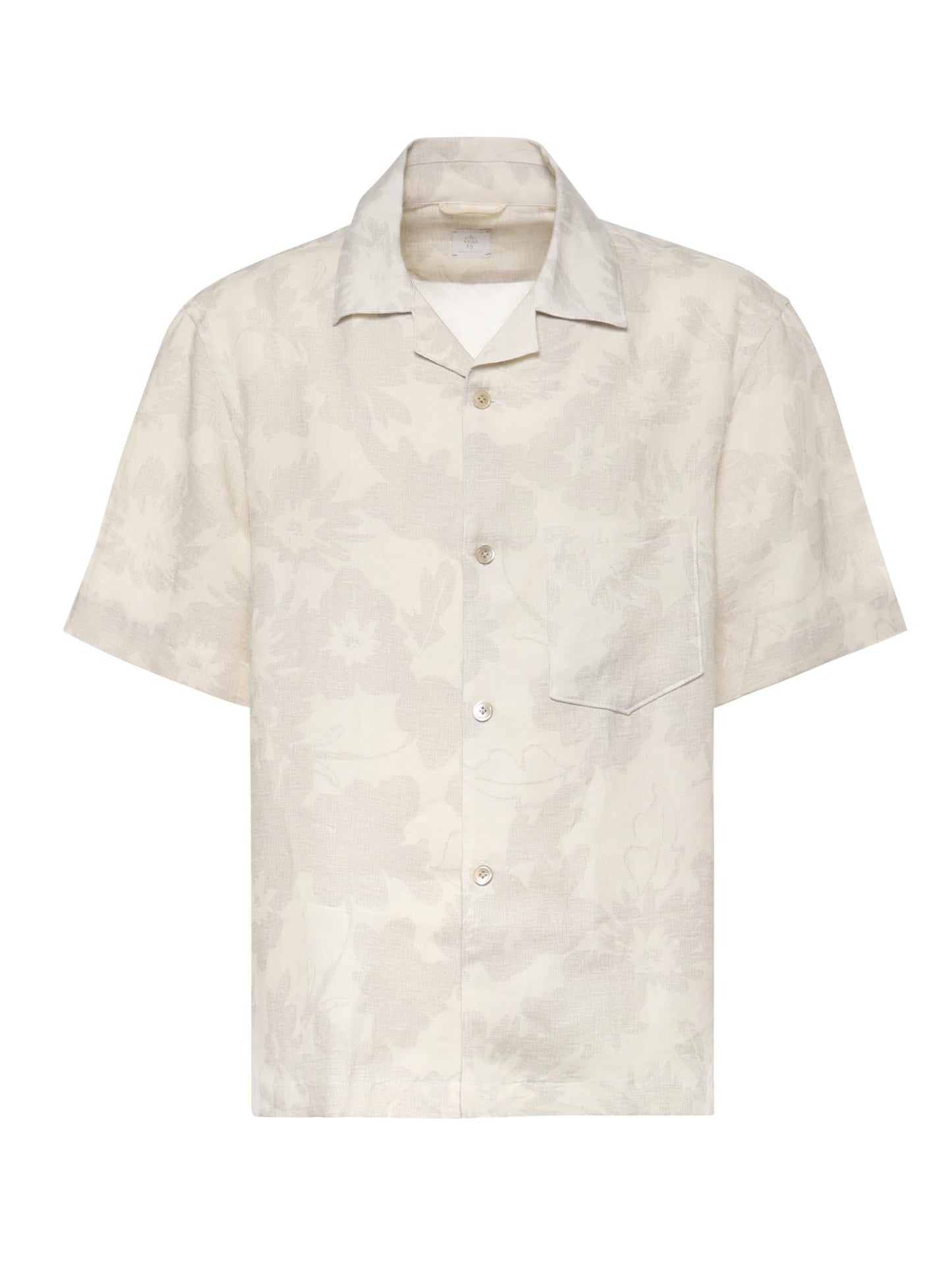 Camicia da bowling in lino