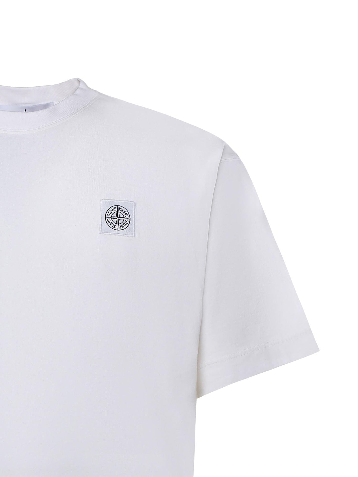T-shirt con patch Compass in jersey di cotone