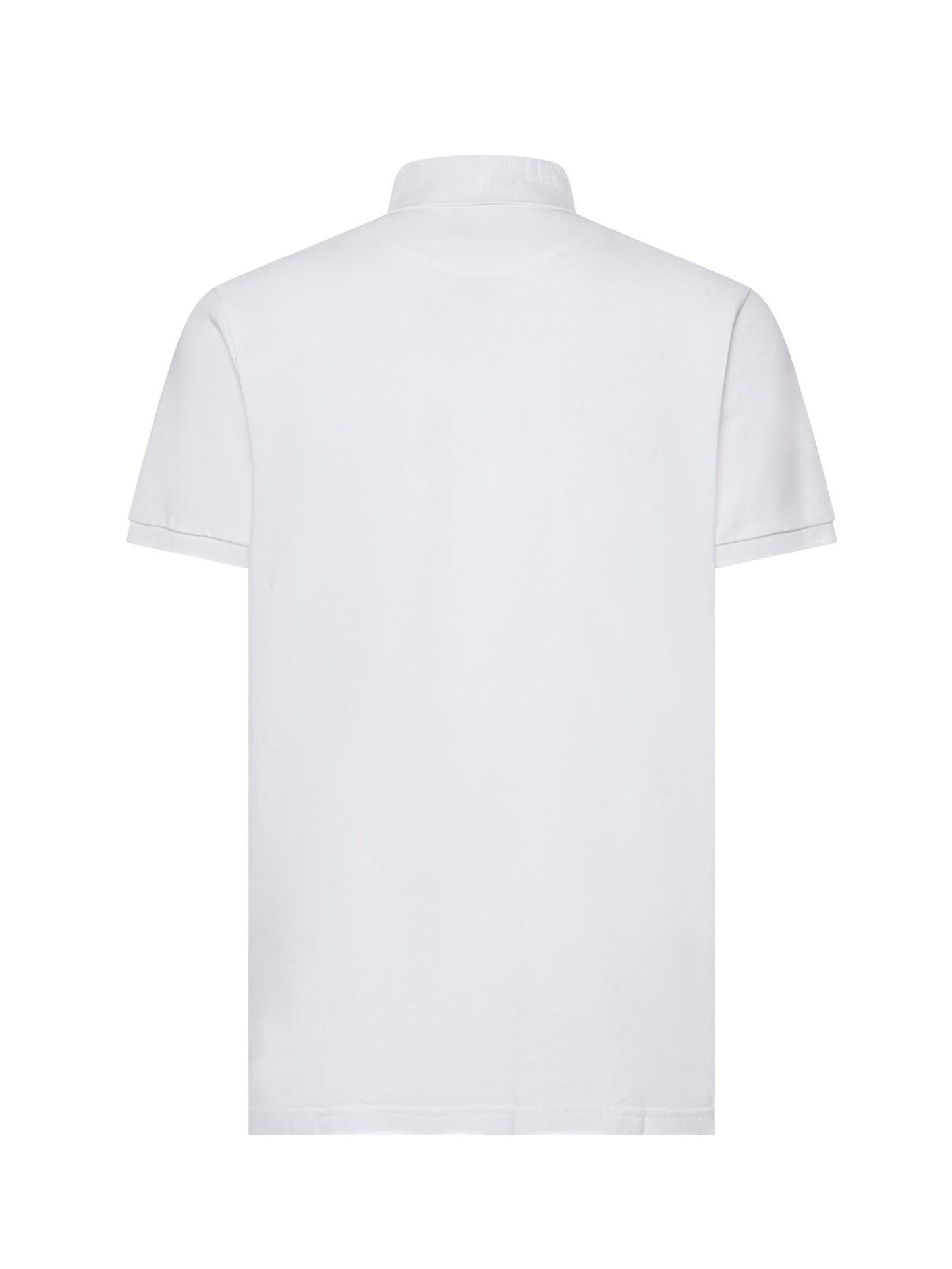 Polo in piquet di cotone con logo