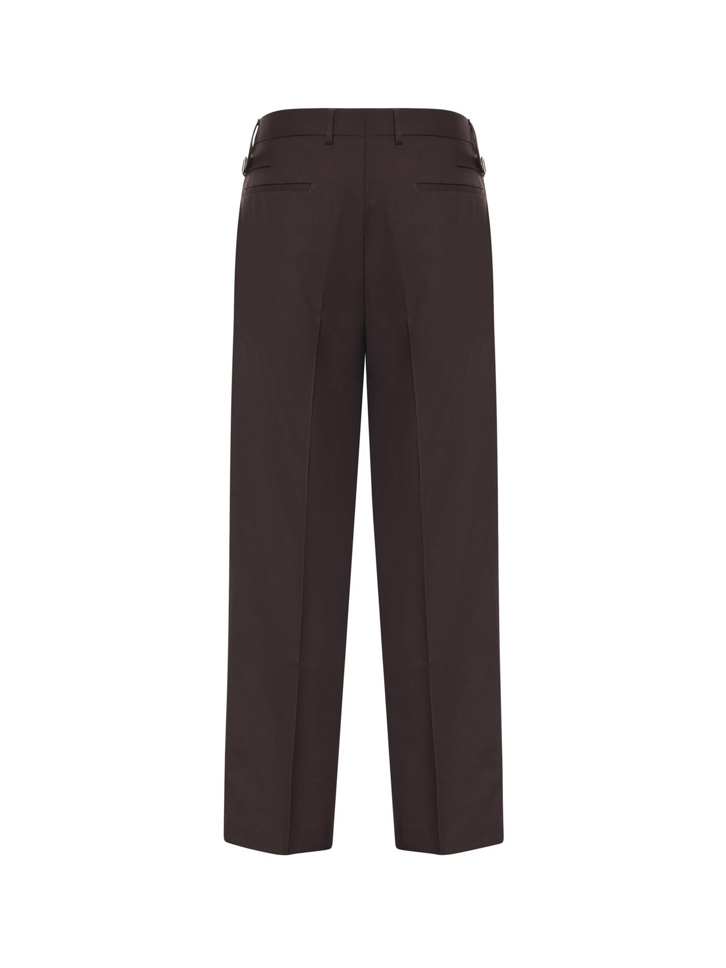 Pantaloni Mat in misto lana