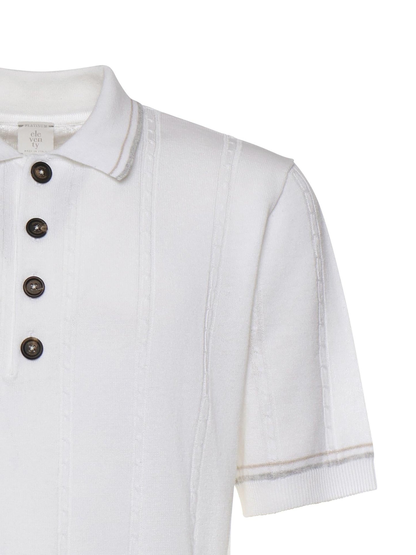 Polo in lino e cotone
