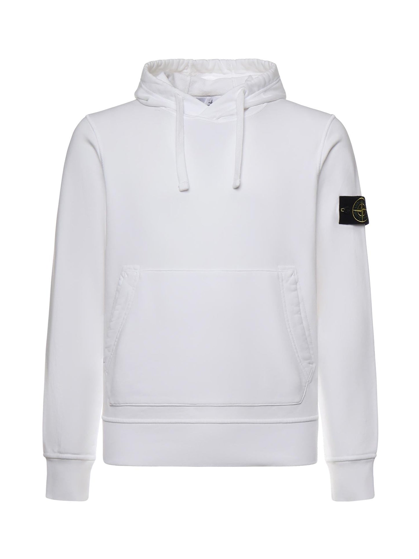 Felpa con logo in cotone